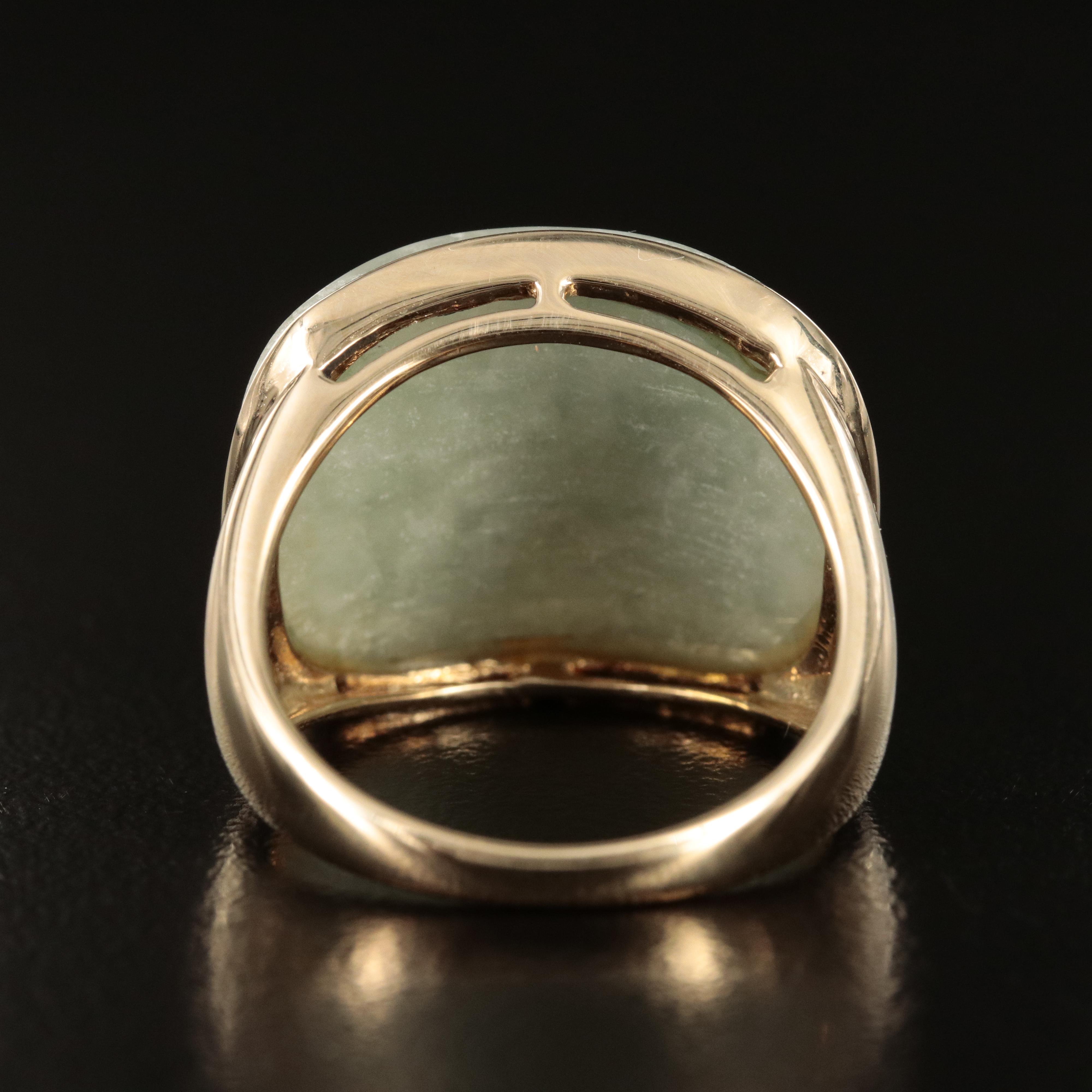 14K Jadeite Ring