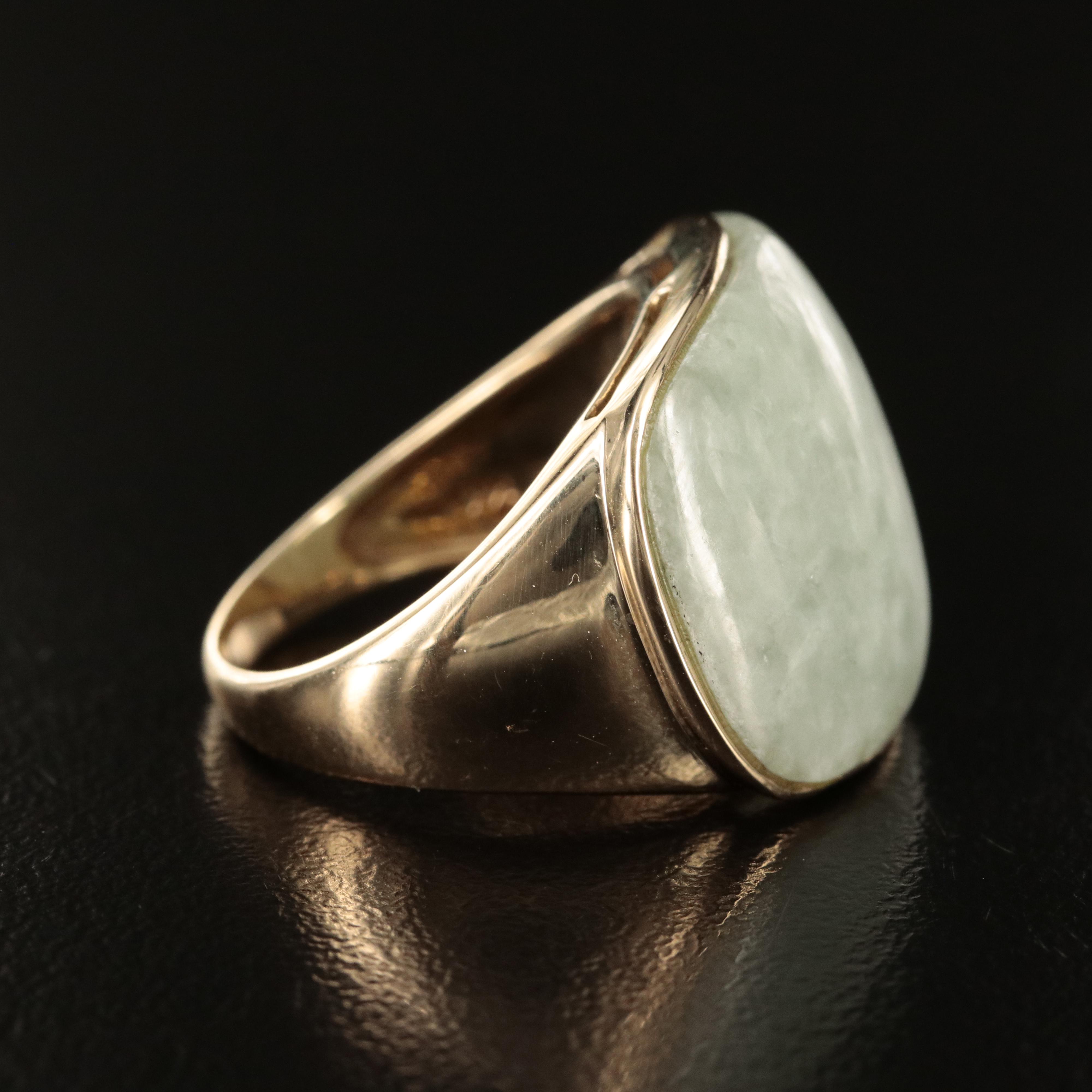 14K Jadeite Ring