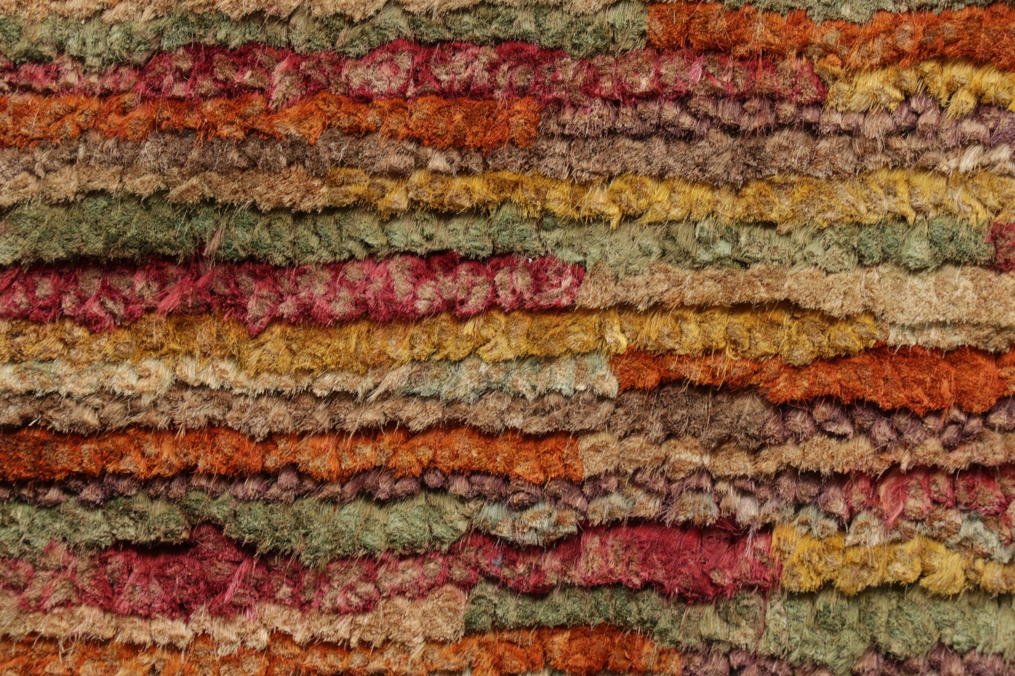 3' x 4'10 Hand-Knotted Indo-Persian Gabbeh Accent Rug, 2010s