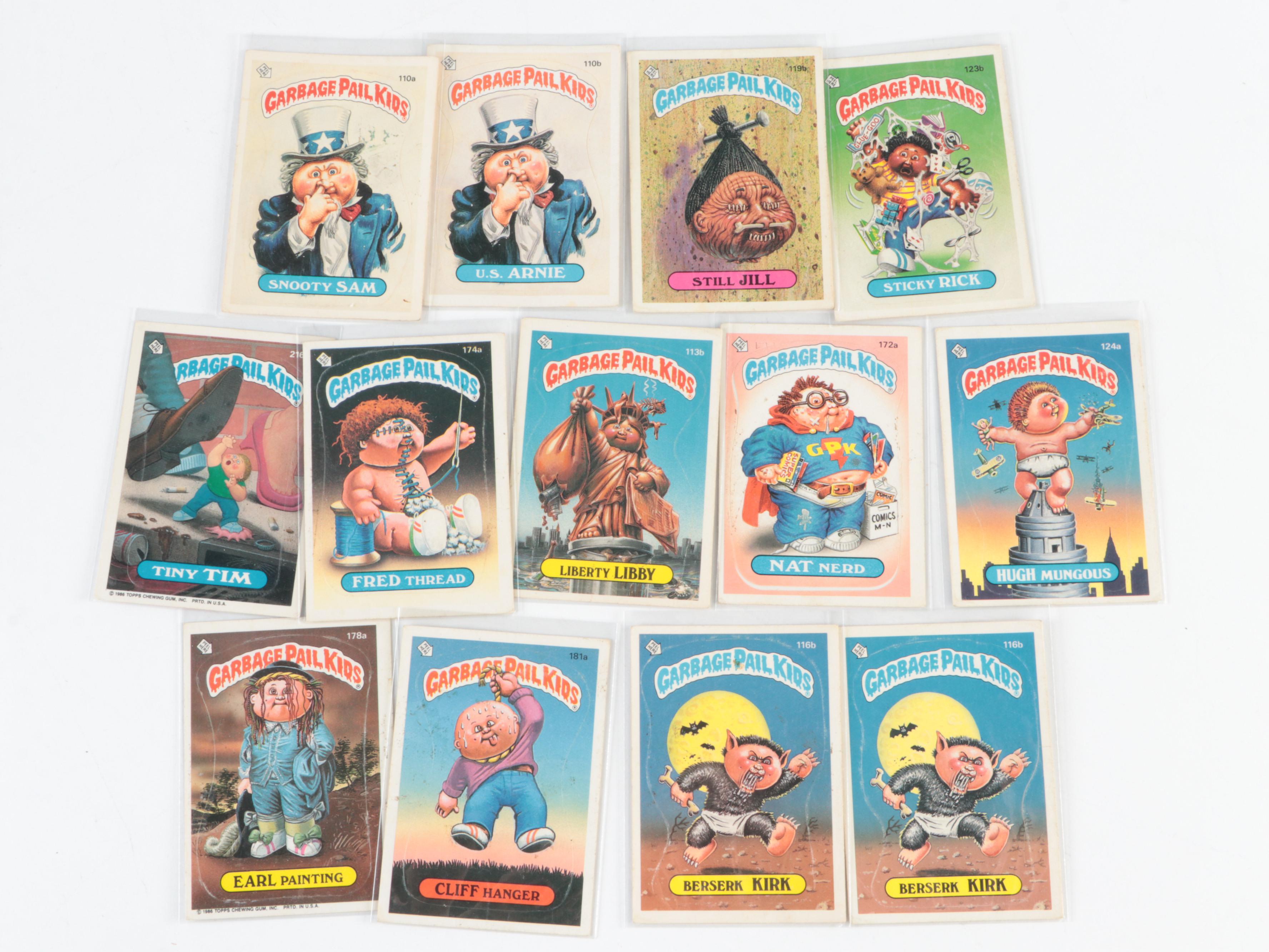 Garbage Pail Kids, Dick Tracy, More Trading Cards with Sealed Power Rangers Box