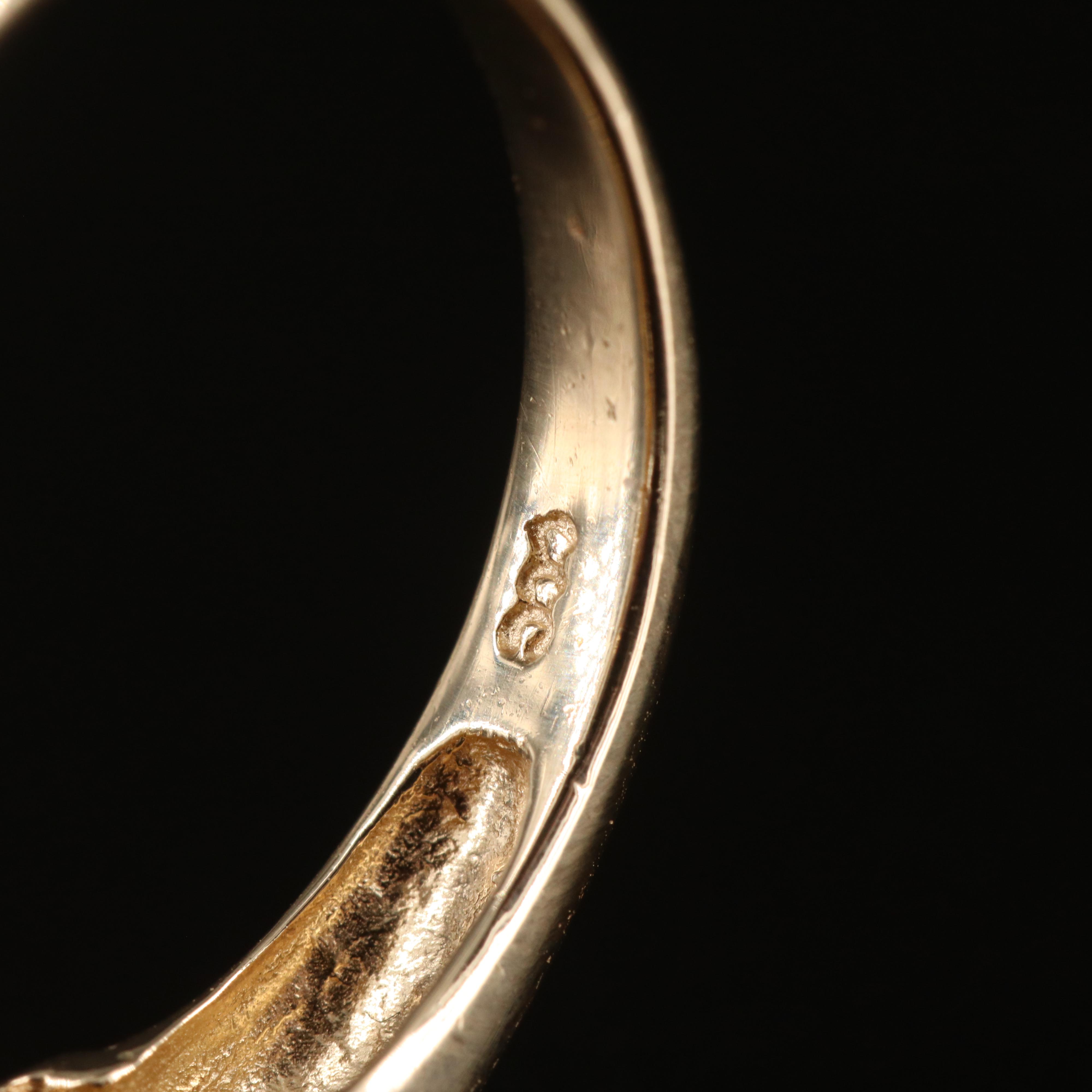 14K Sapphire and Diamond Ring