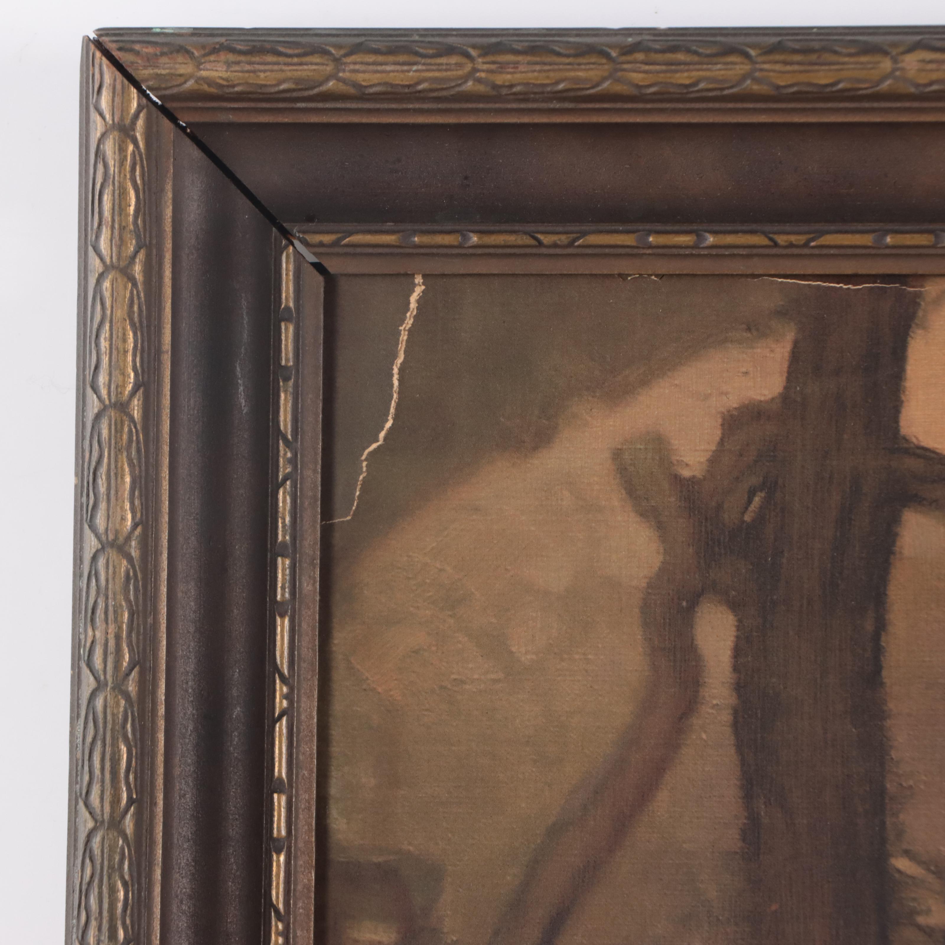 Lithograph After Dean Cornwell "Arabic Man and Son"