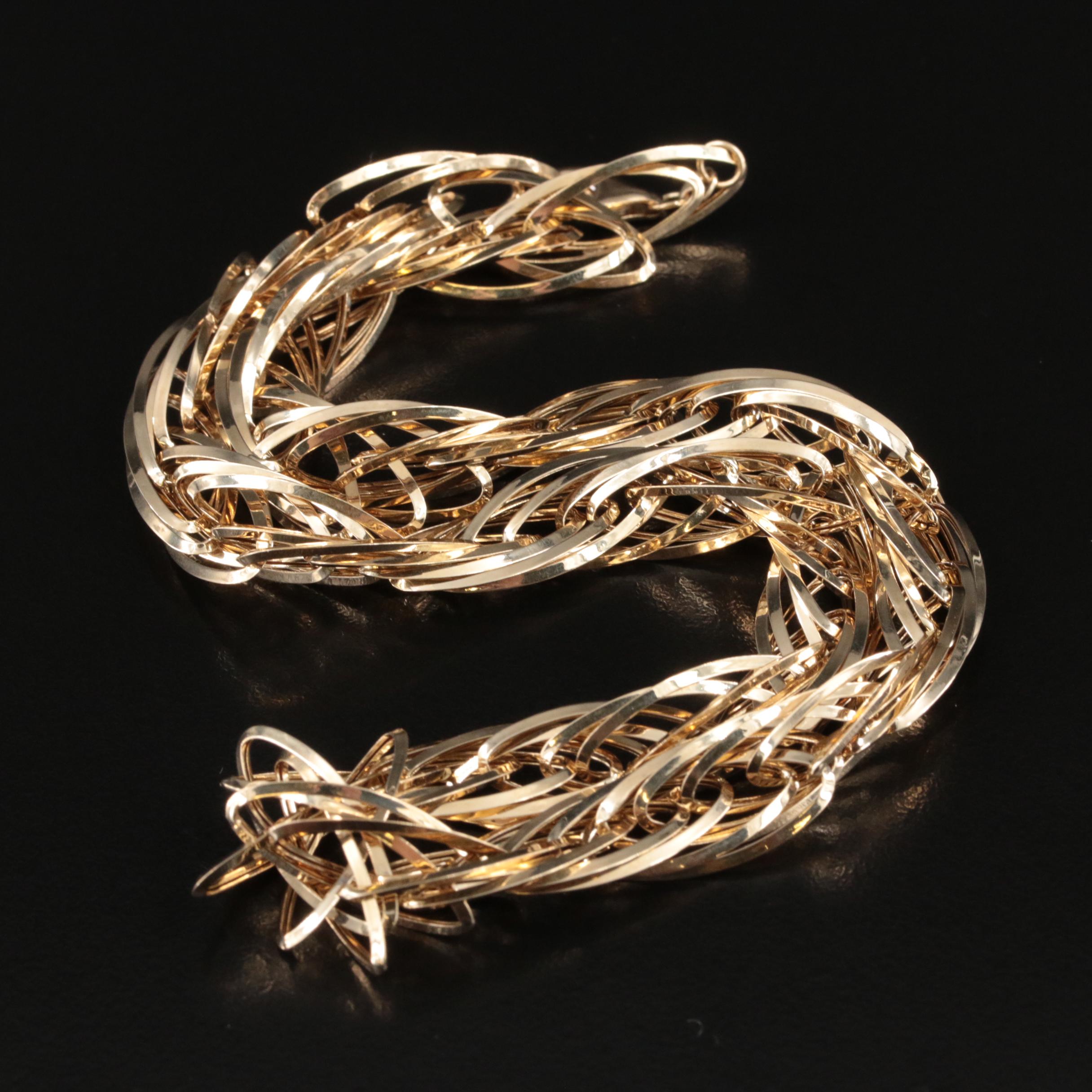 Italian 14K Fancy Link Necklace