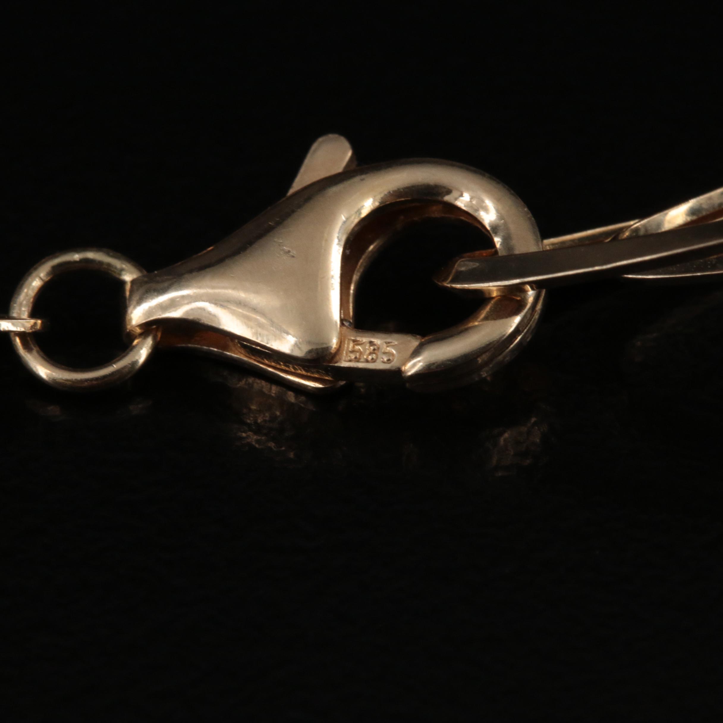 Italian 14K Fancy Link Necklace