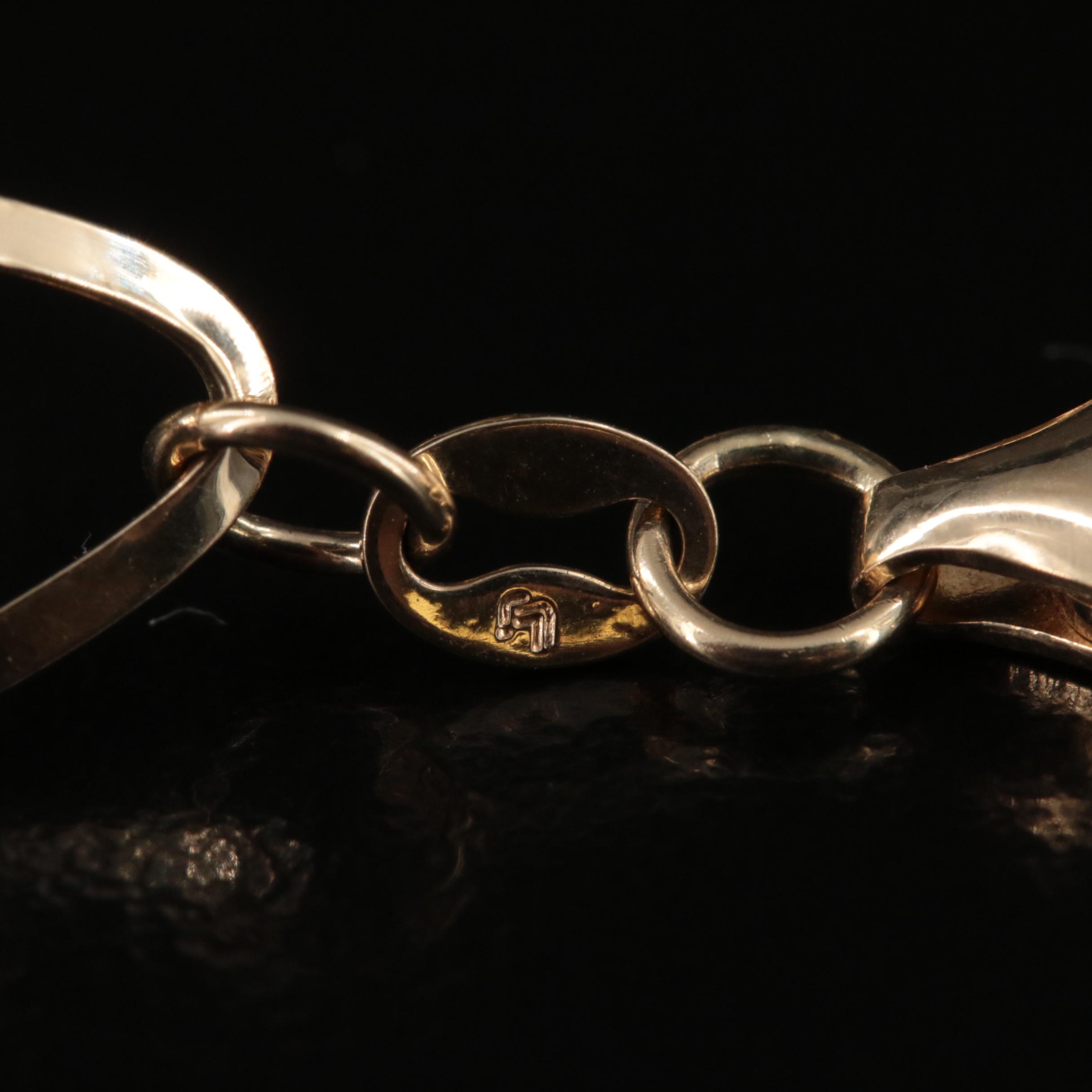 Italian 14K Fancy Link Necklace