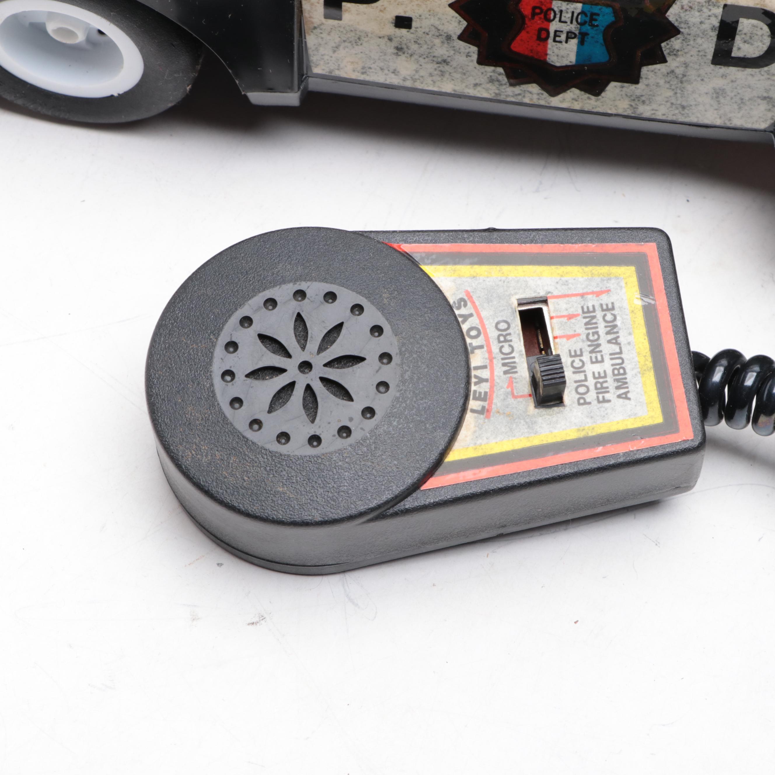 Nomura Shaking Antique Car With Porsche 935 Turbo Police Toy Car