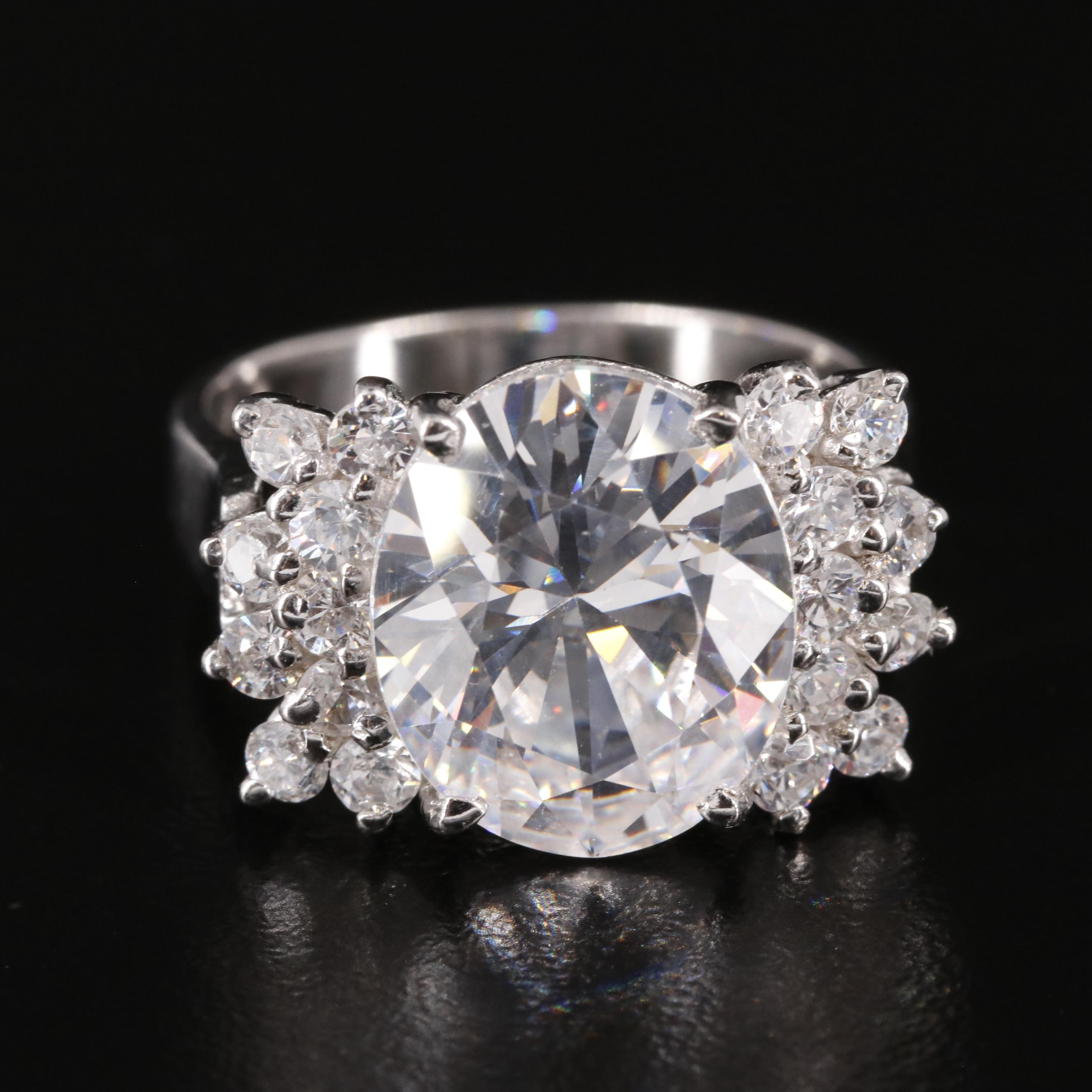 Sterling Cubic Zirconia Ring