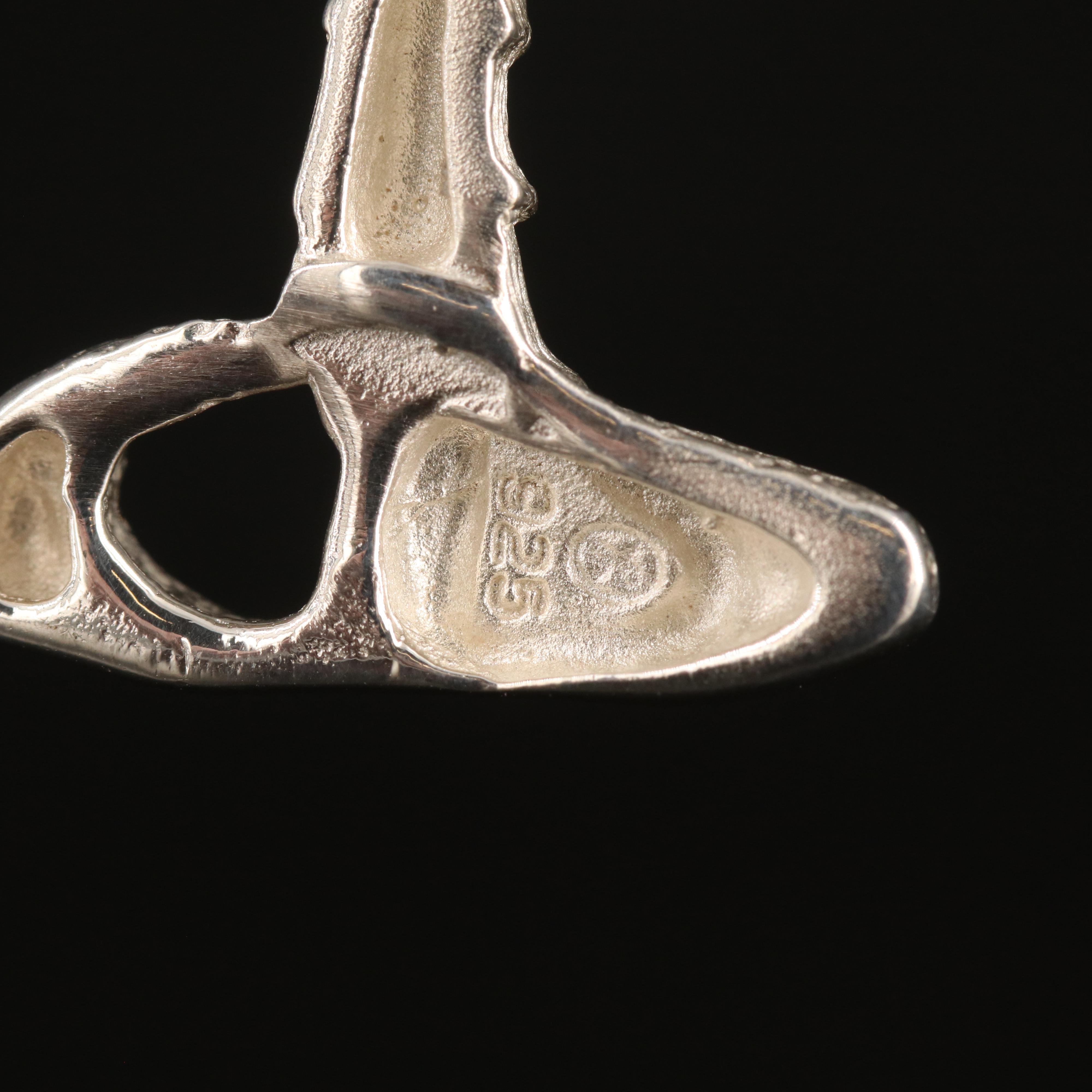 Sterling Palm Tree Pendant