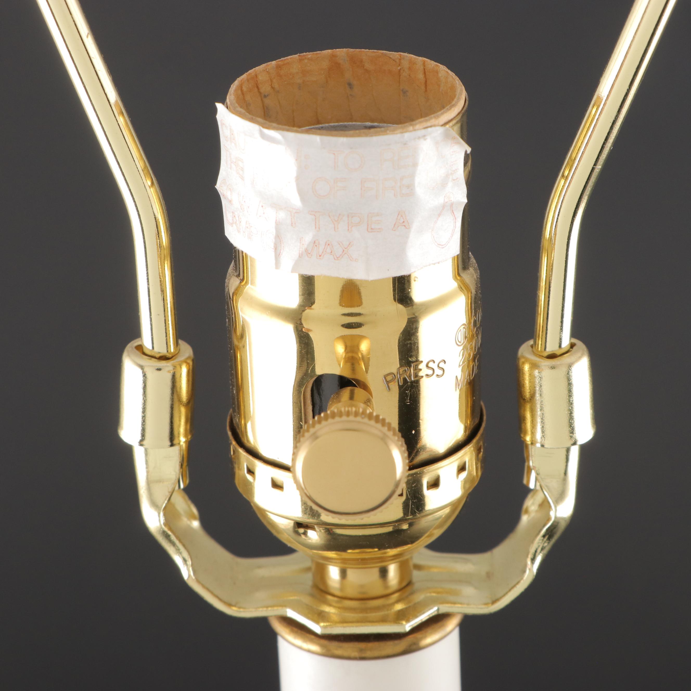 Wildwood Lamps Brass Candlestick Console Lamp