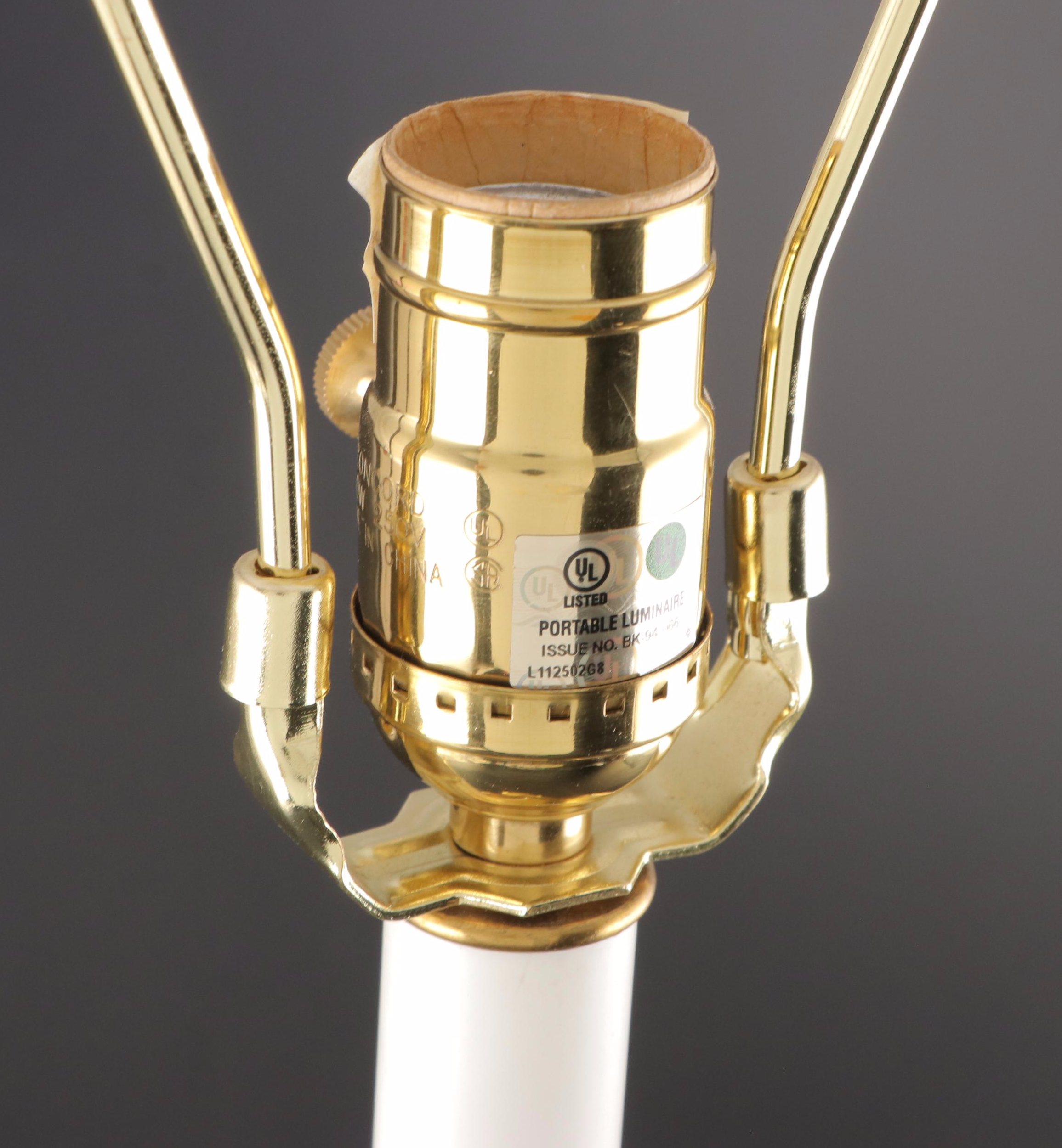 Wildwood Lamps Brass Candlestick Console Lamp