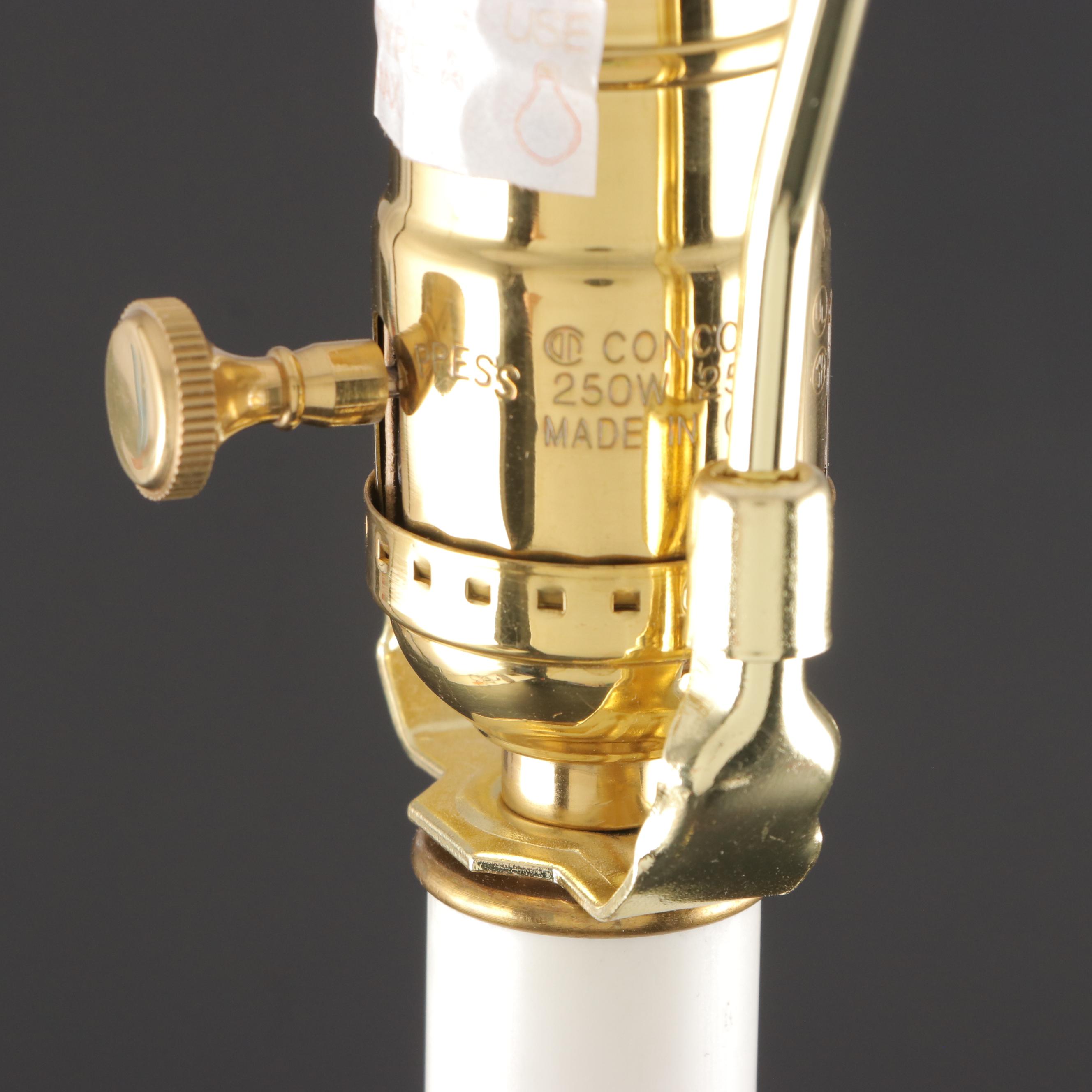 Wildwood Lamps Brass Candlestick Console Lamp