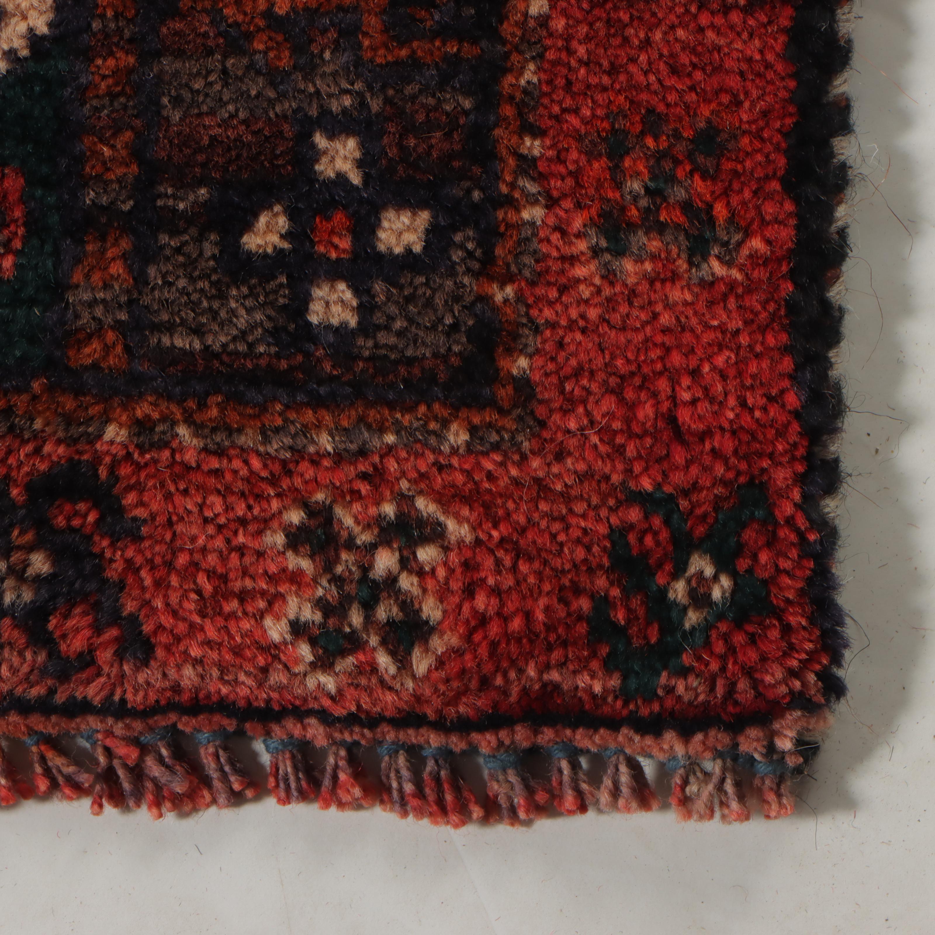 3'9 x 8'5 Hand-Knotted Persian Northwest Village Area Rug