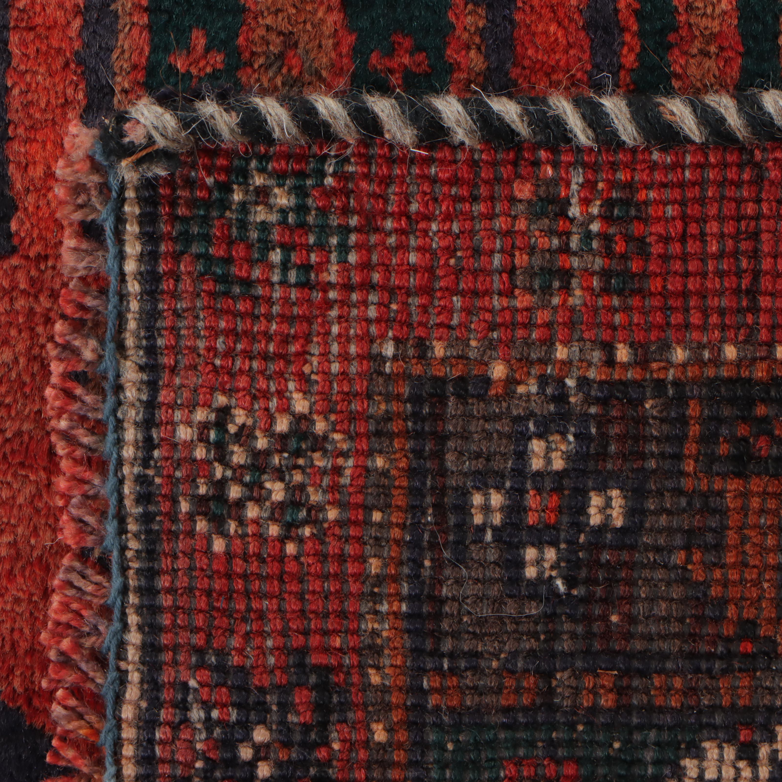 3'9 x 8'5 Hand-Knotted Persian Northwest Village Area Rug