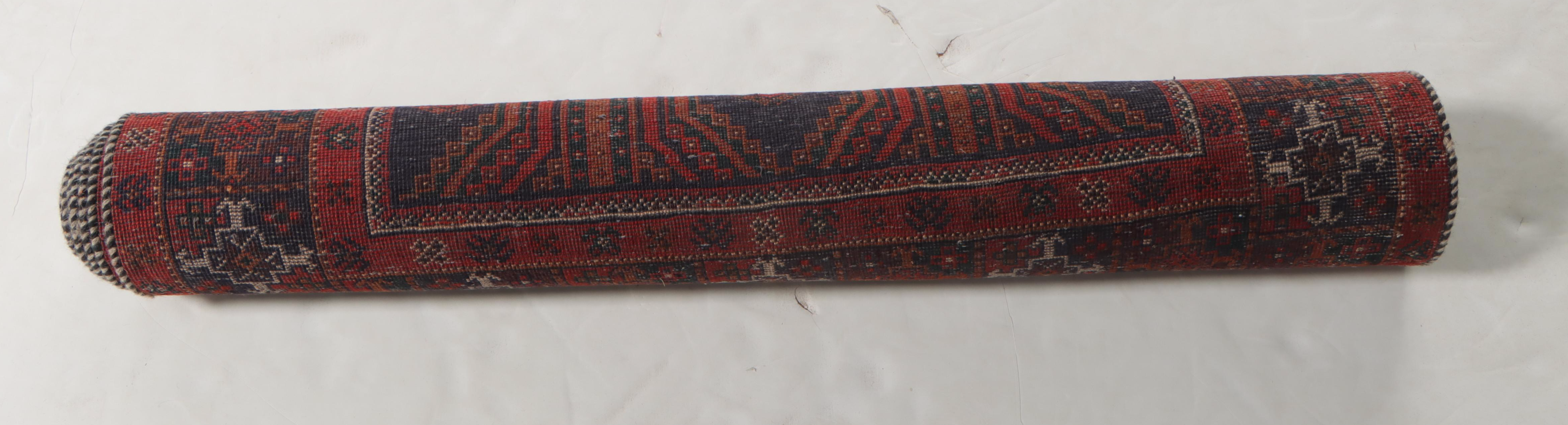 3'9 x 8'5 Hand-Knotted Persian Northwest Village Area Rug