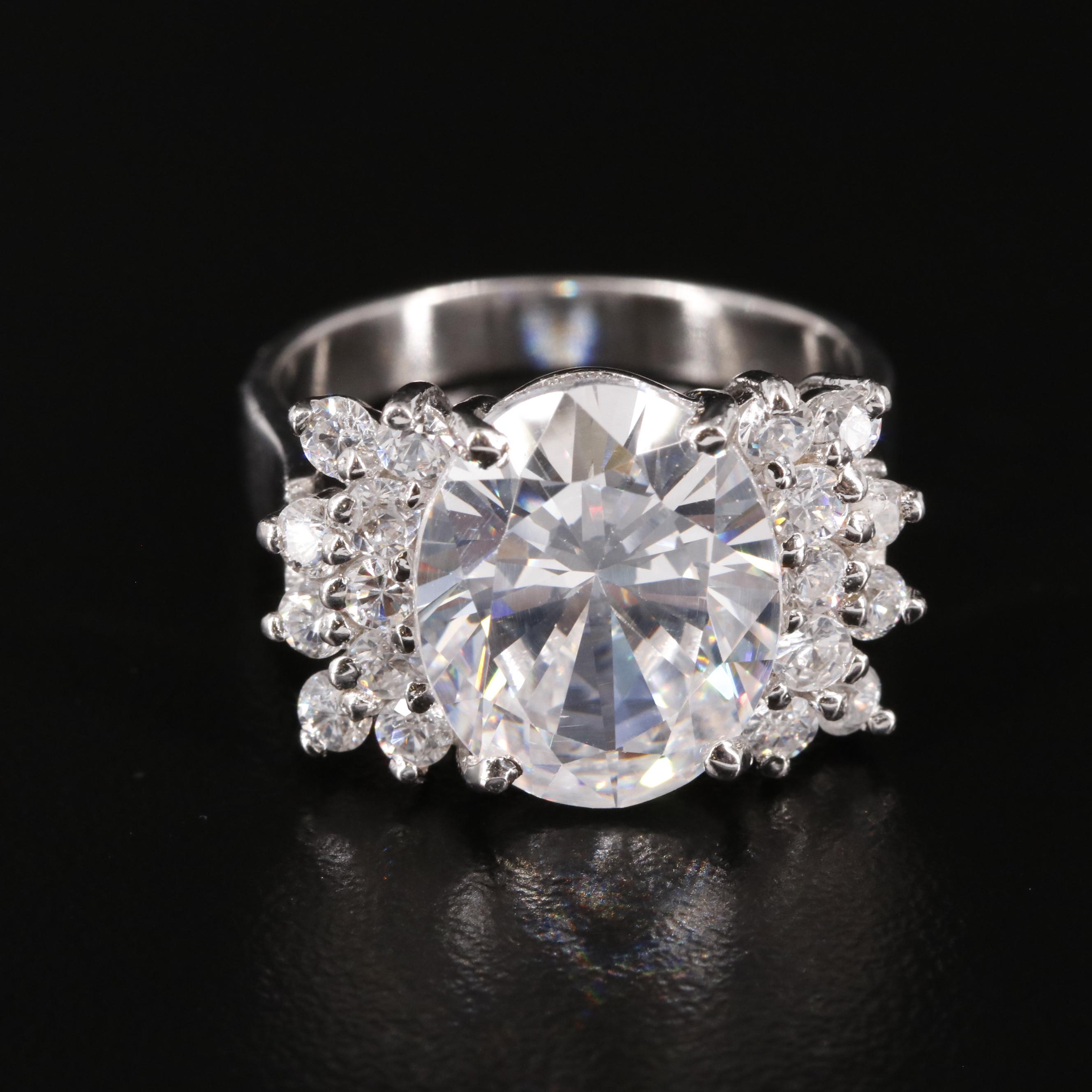 Sterling Cubic Zirconia Ring