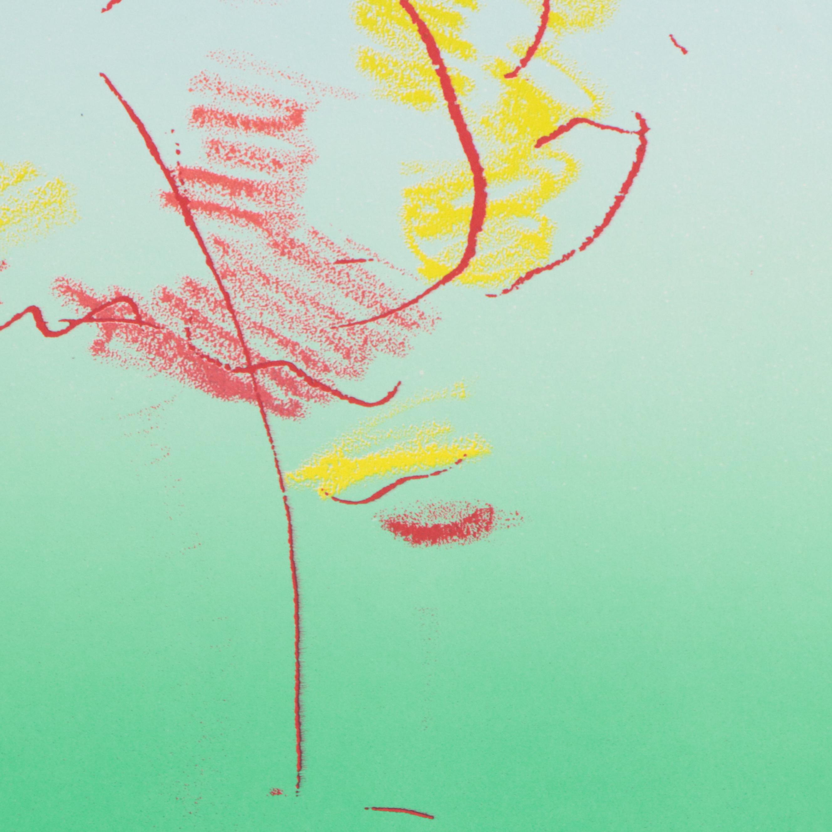 Peter Max Psychedelic Figurative Lithograph "The Dream," 1983