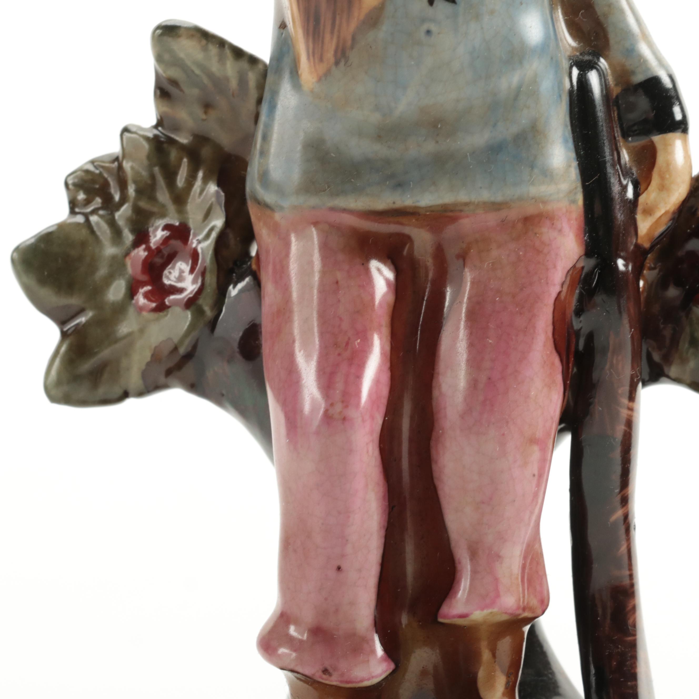 Pair of Staffordshire Style "Hunter" Porcelain Figurines