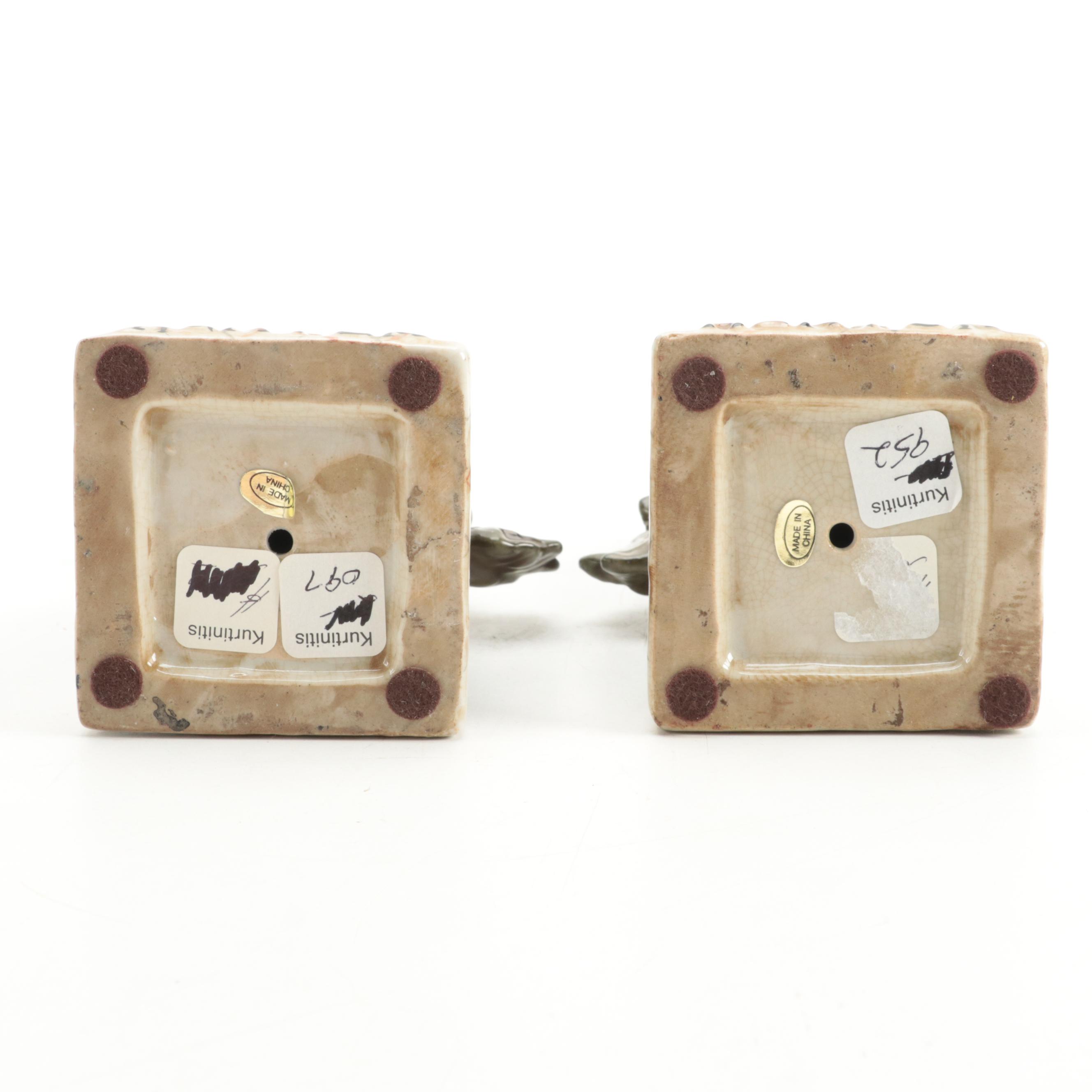 Pair of Staffordshire Style "Hunter" Porcelain Figurines