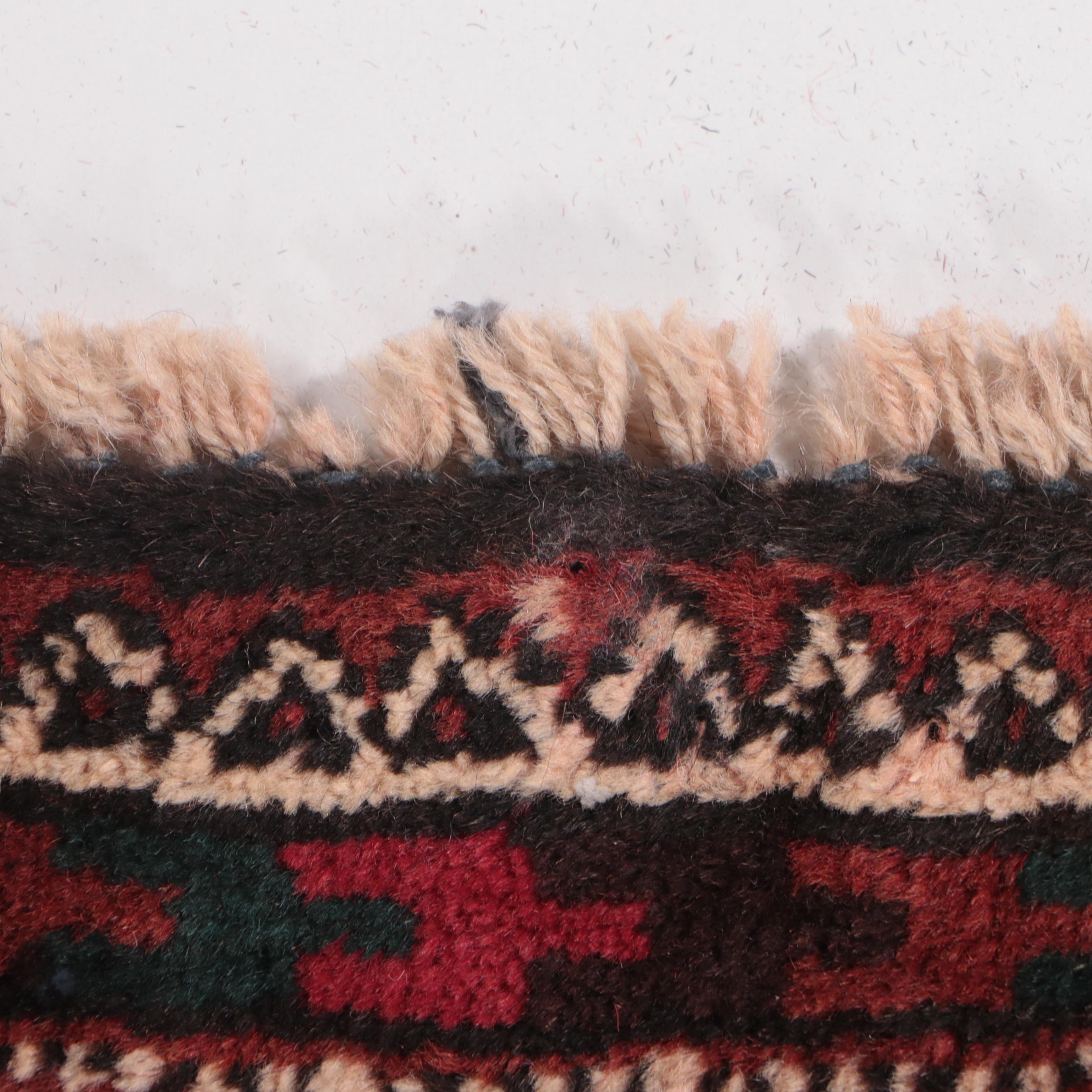 4'4 x 9'6 Hand-Knotted Persian Baluch Long Rug