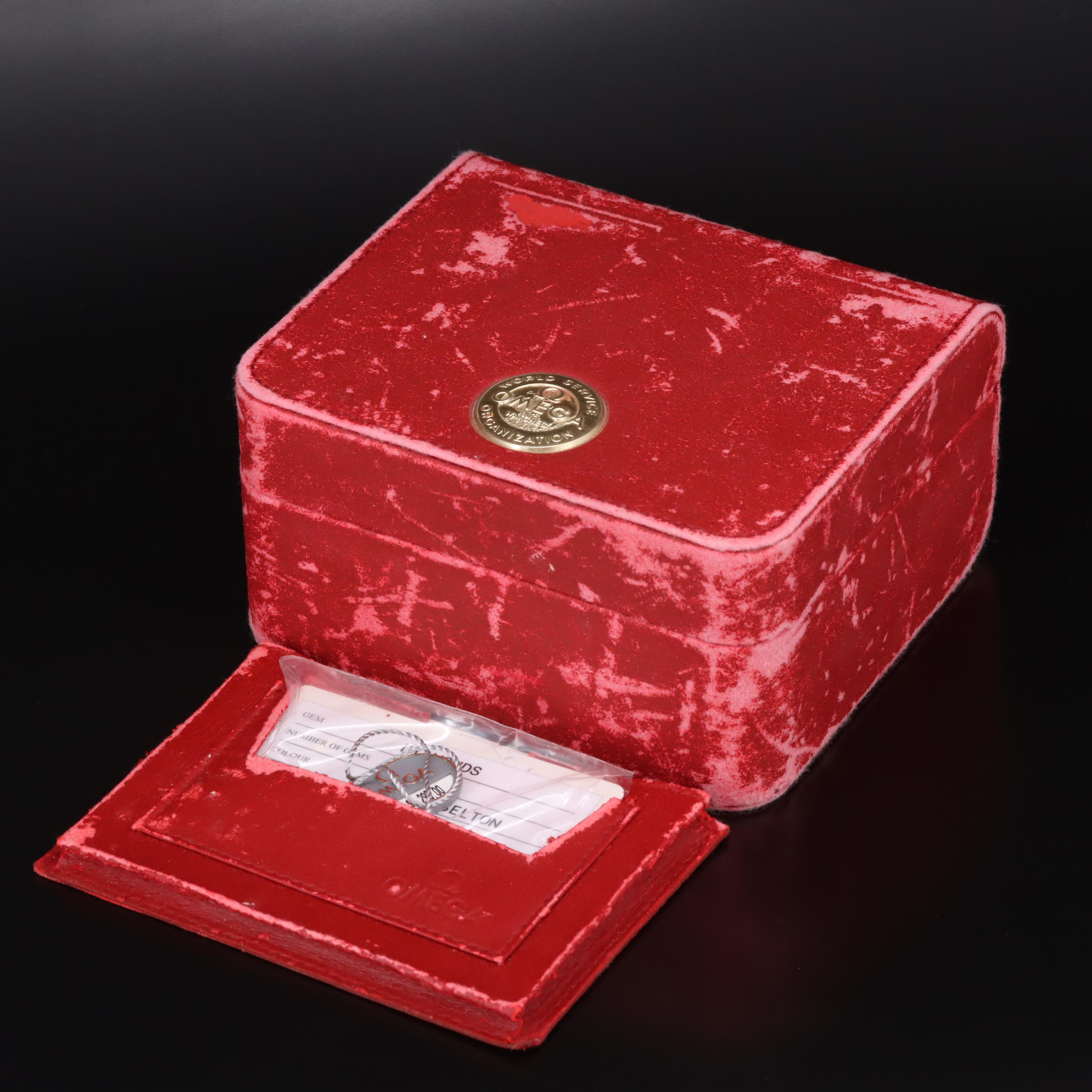 18K and Stainless Steel Omega Diamond Watch