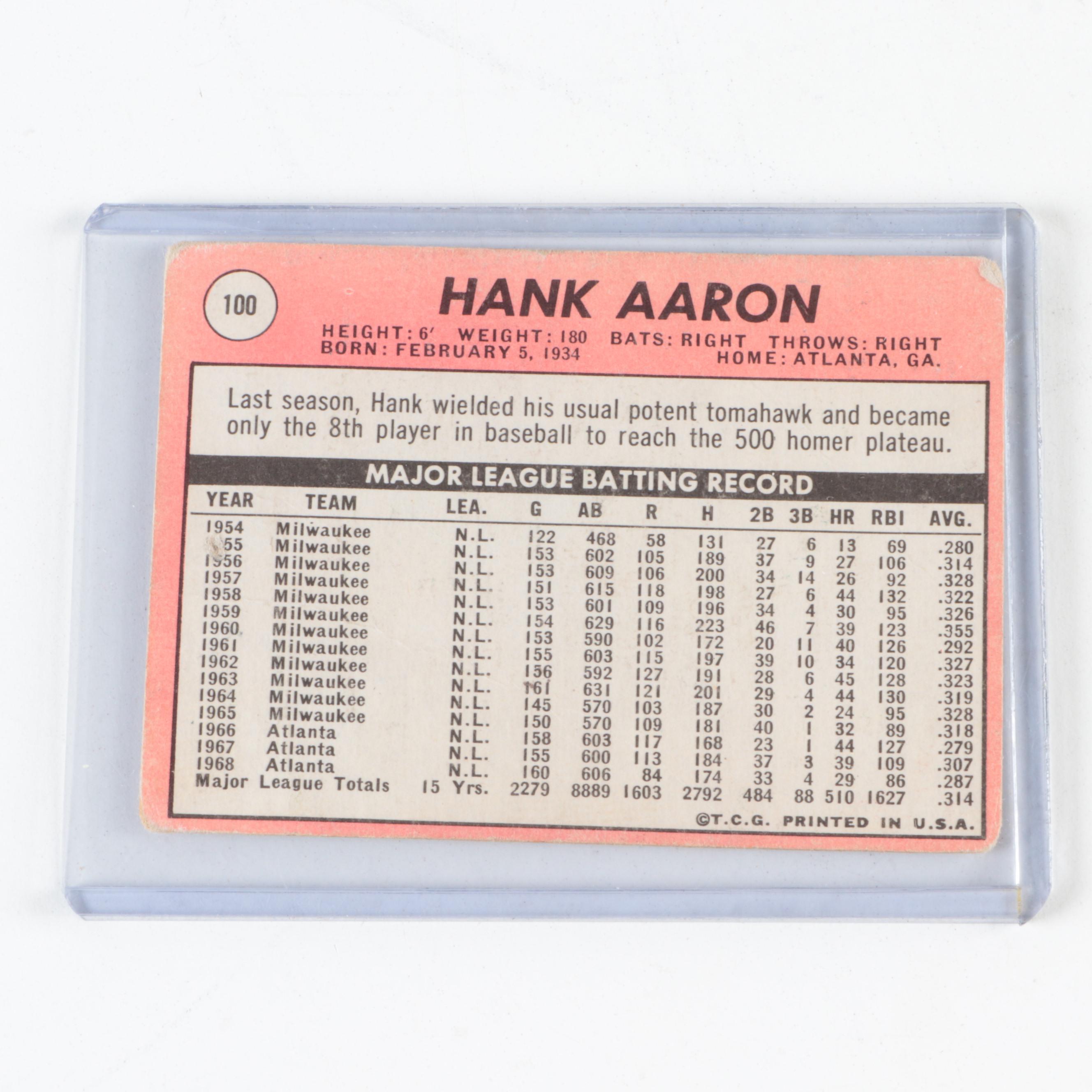 Topps, Other Sports Cards Including Aaron, Montana, Jeter and More, 1960s–2020s