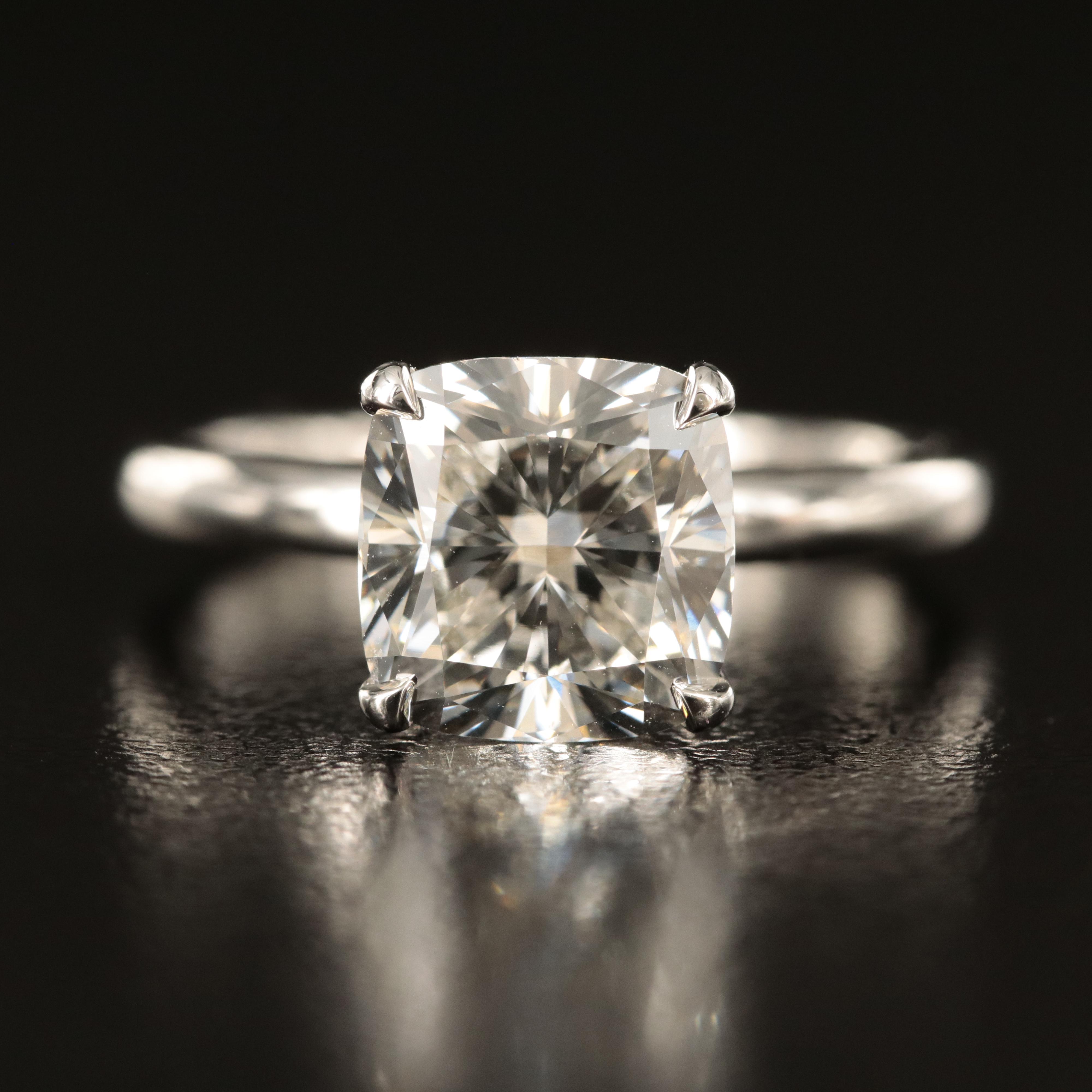 Platinum 5.17 CTW Lab Grown Diamond Ring
