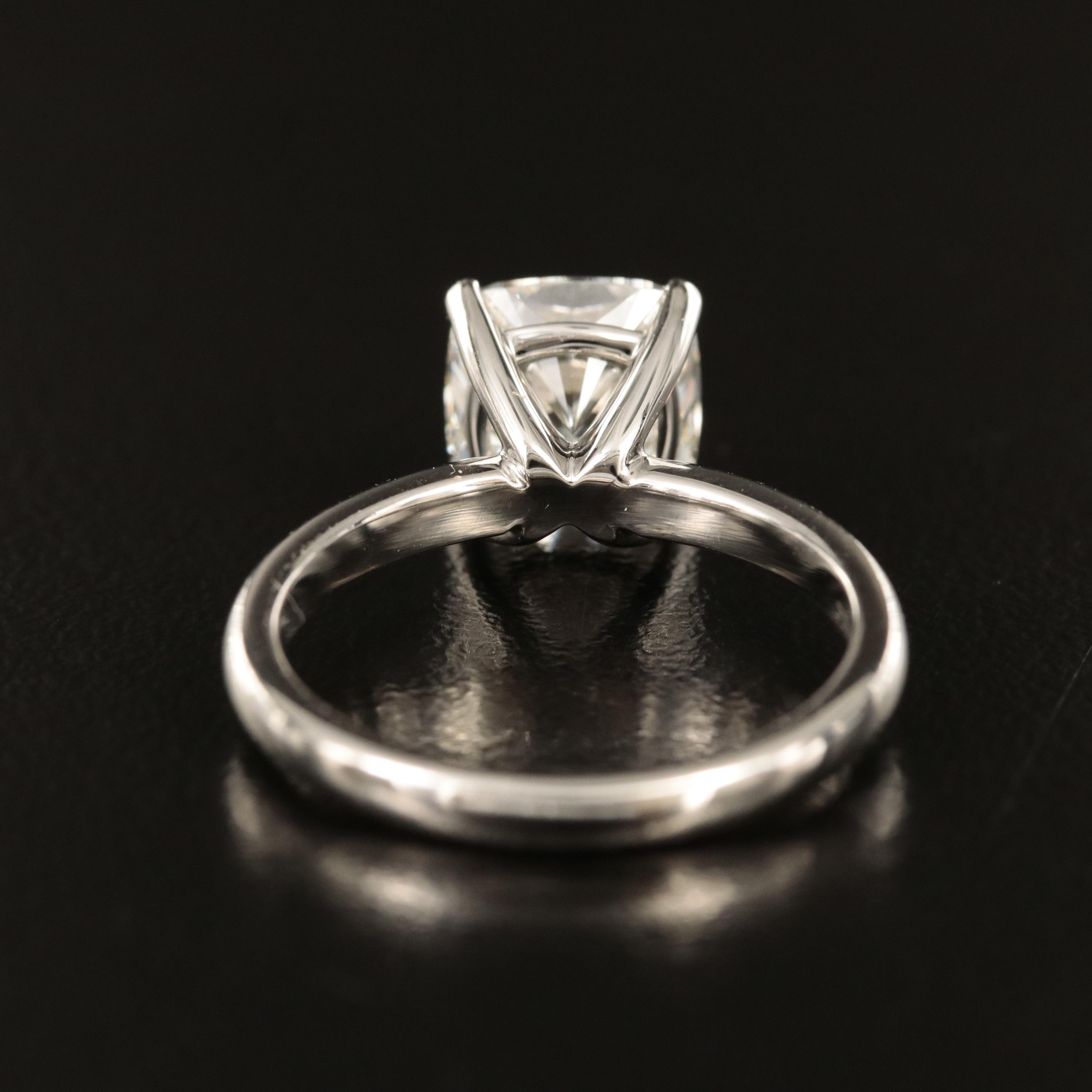 Platinum 5.17 CTW Lab Grown Diamond Ring