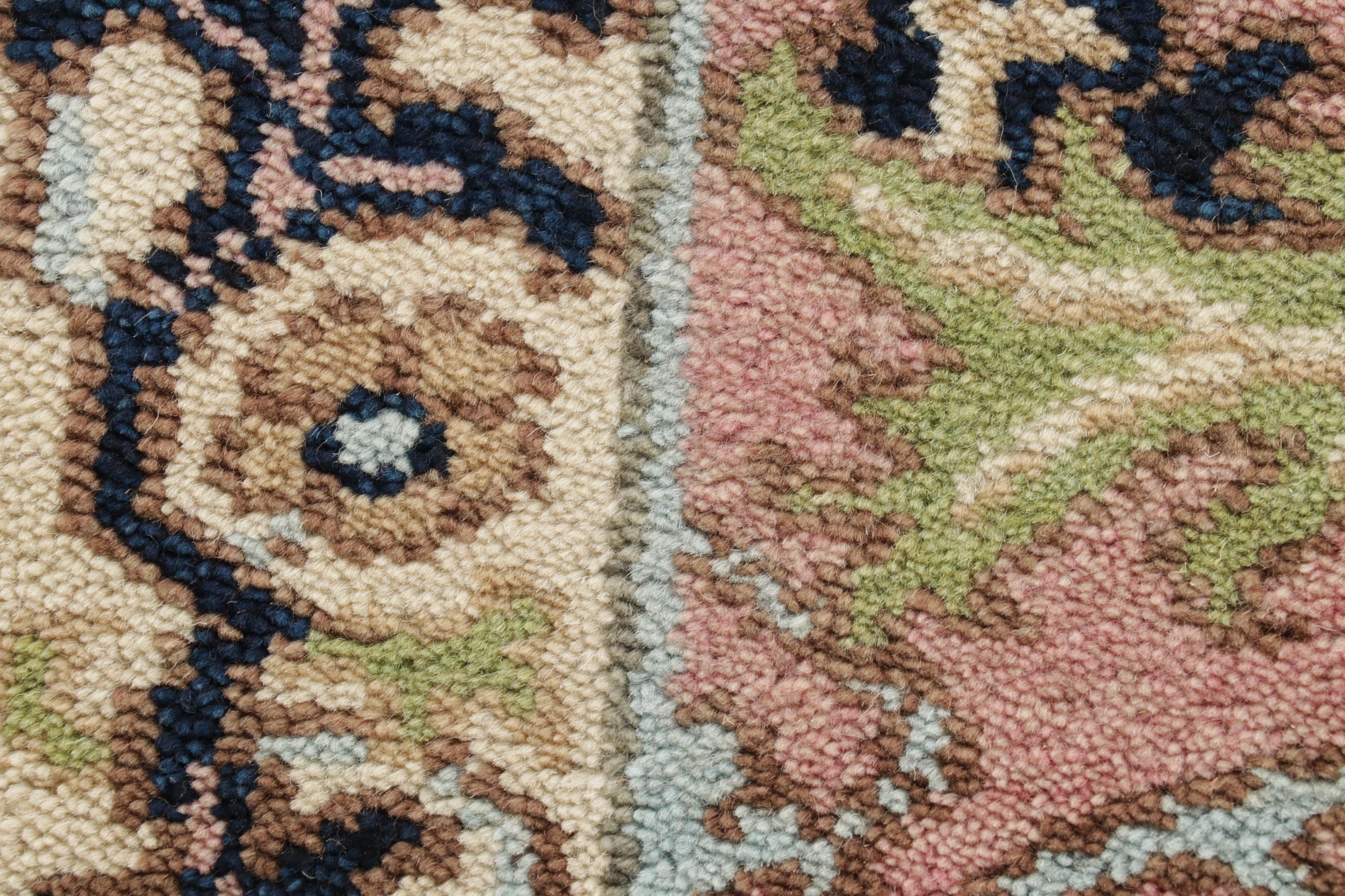 2'7 x 7'10 Hand-Tufted Indo-Persian Tabriz Carpet Runner, 2010s