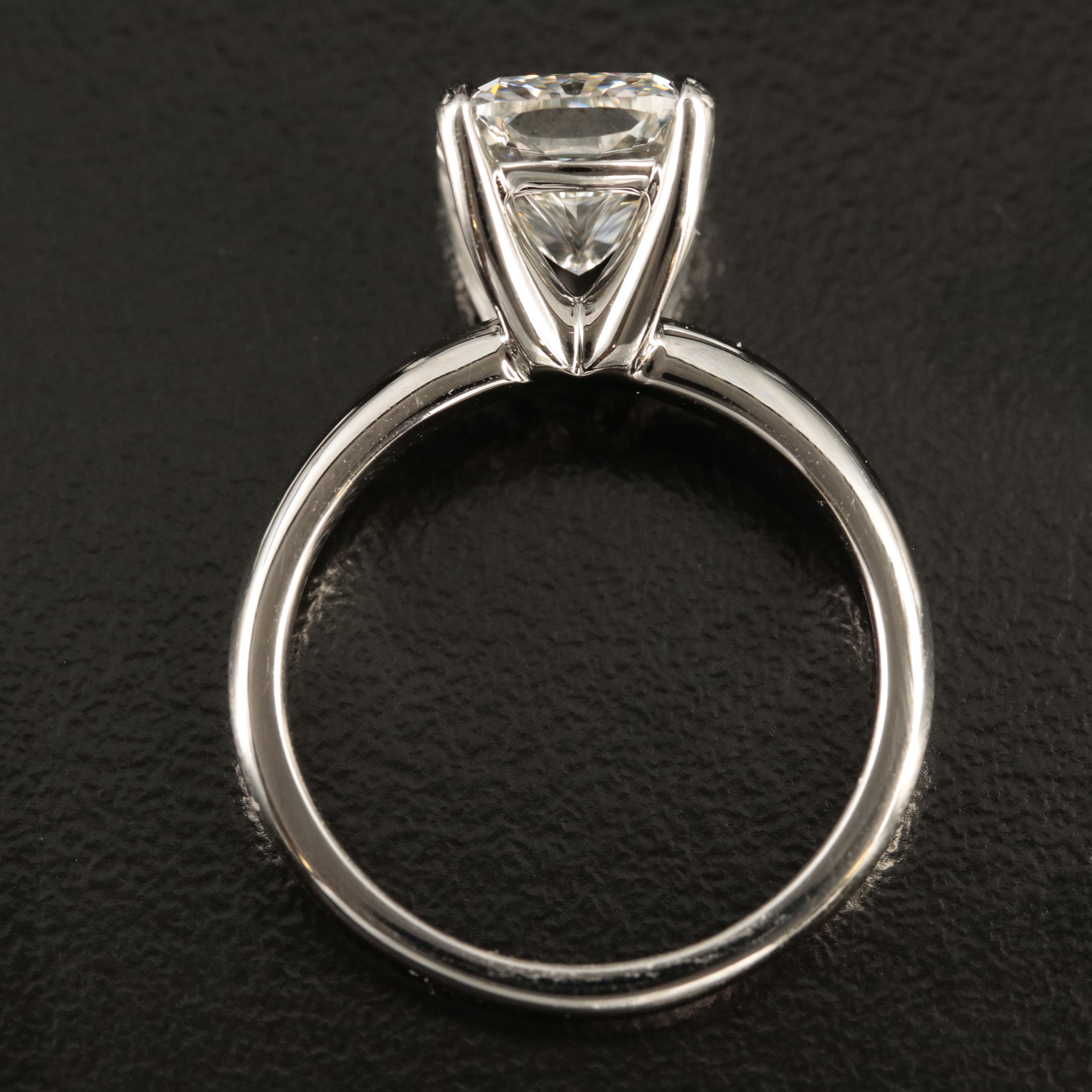 Platinum 5.17 CTW Lab Grown Diamond Ring