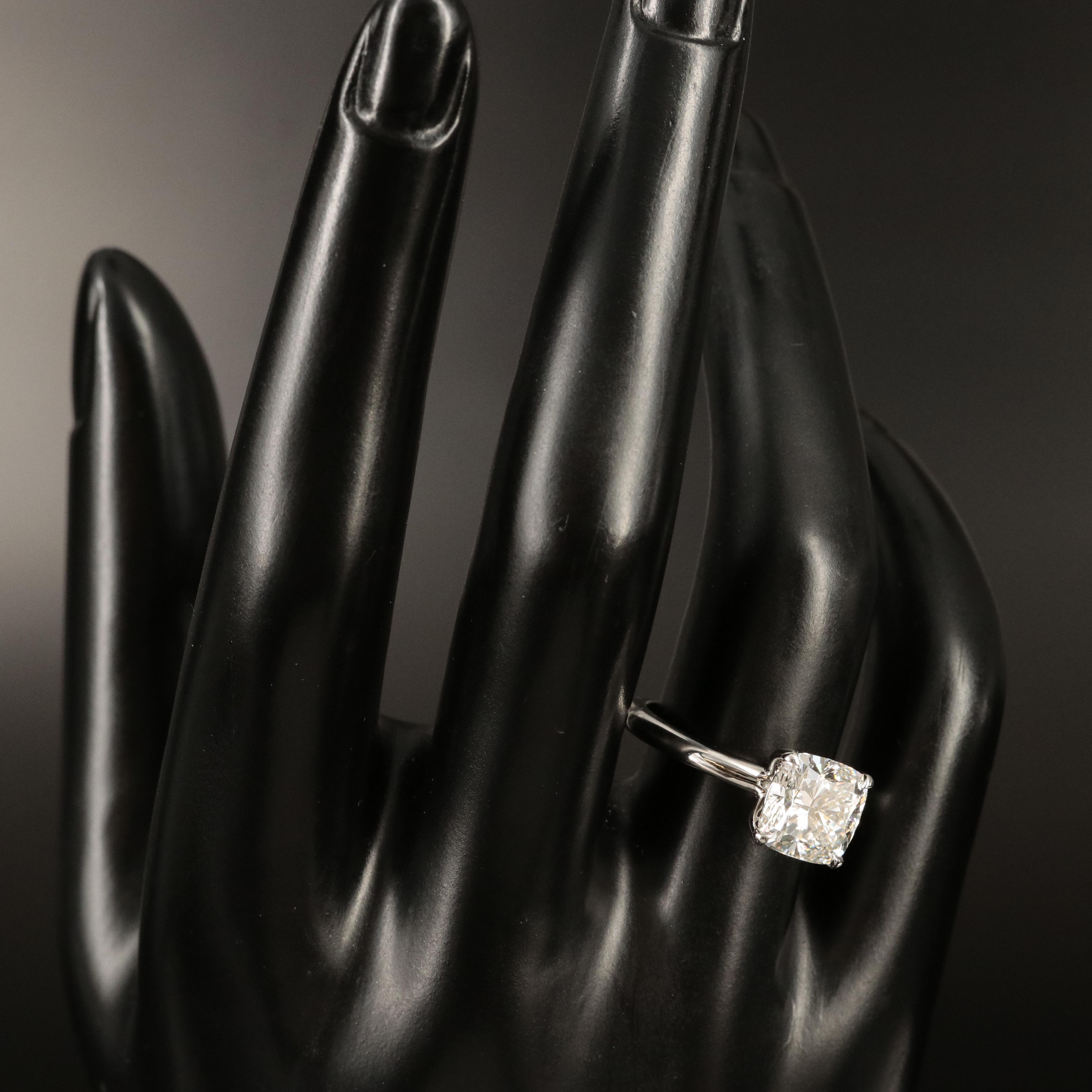 Platinum 5.17 CTW Lab Grown Diamond Ring