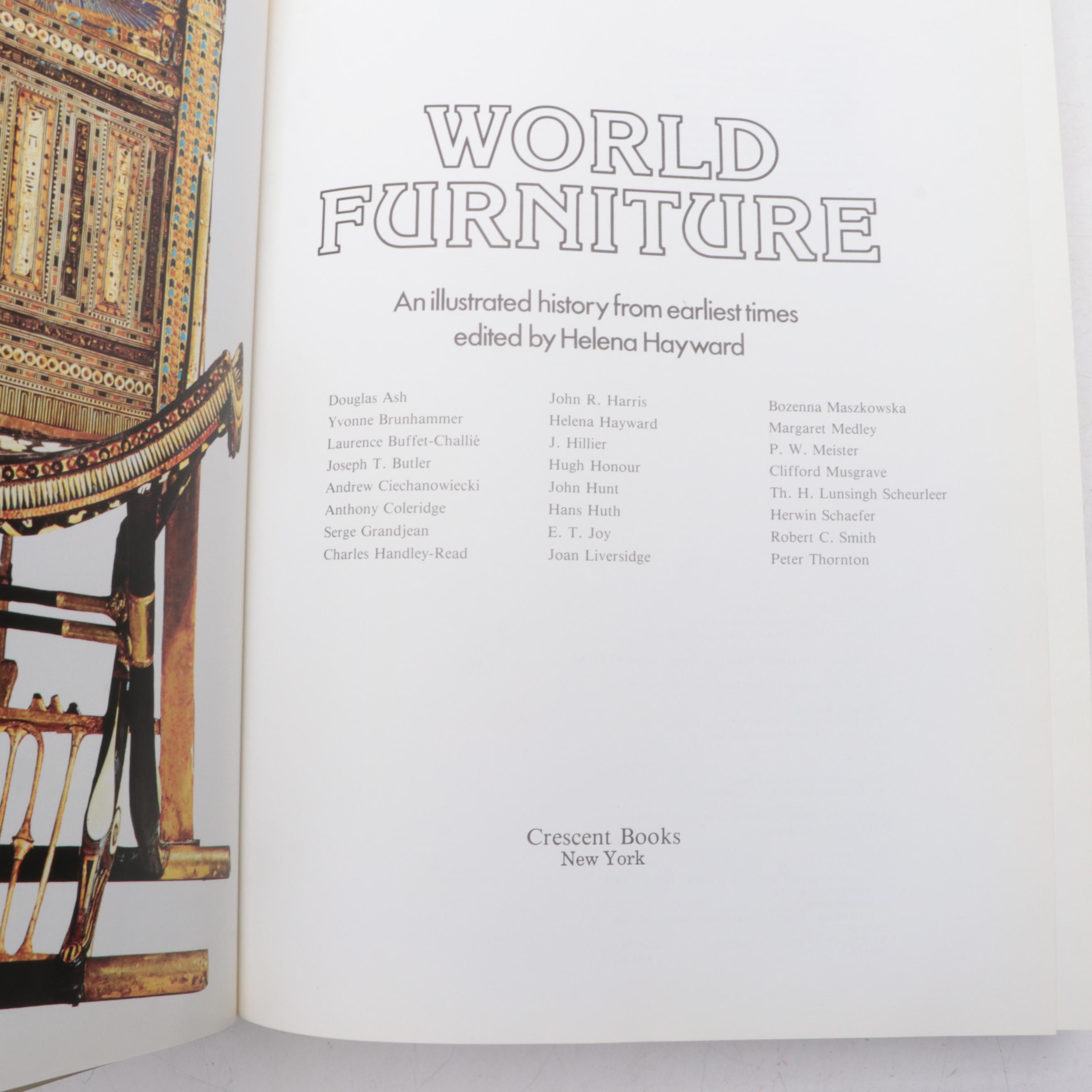 "The Early Furniture of French Canada" by Jean Palardy and More Furniture Books