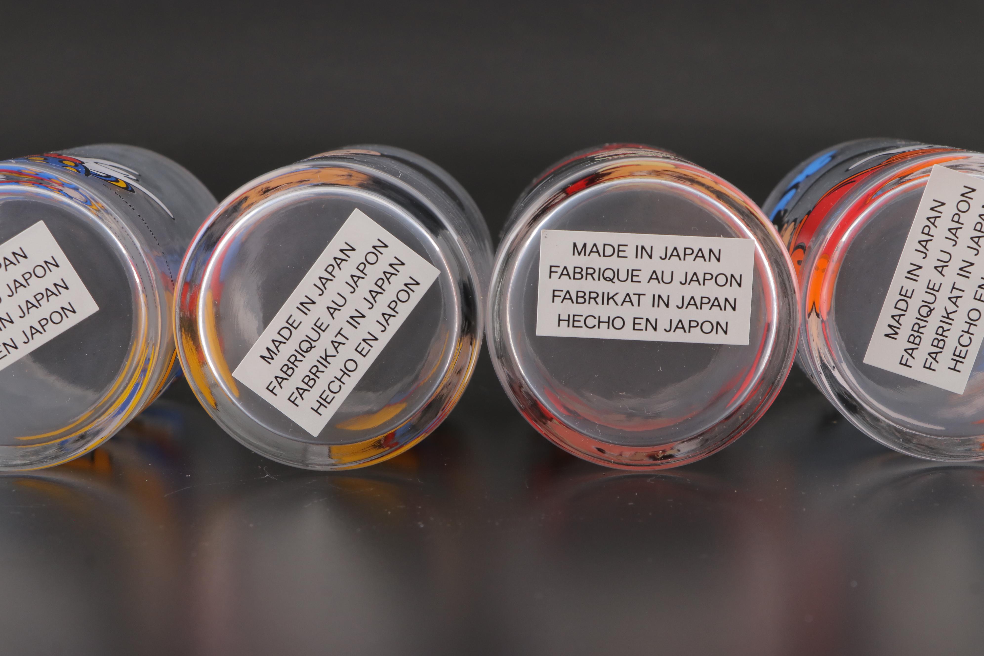 K. Onishi Disney Character Glass Tumbler Set