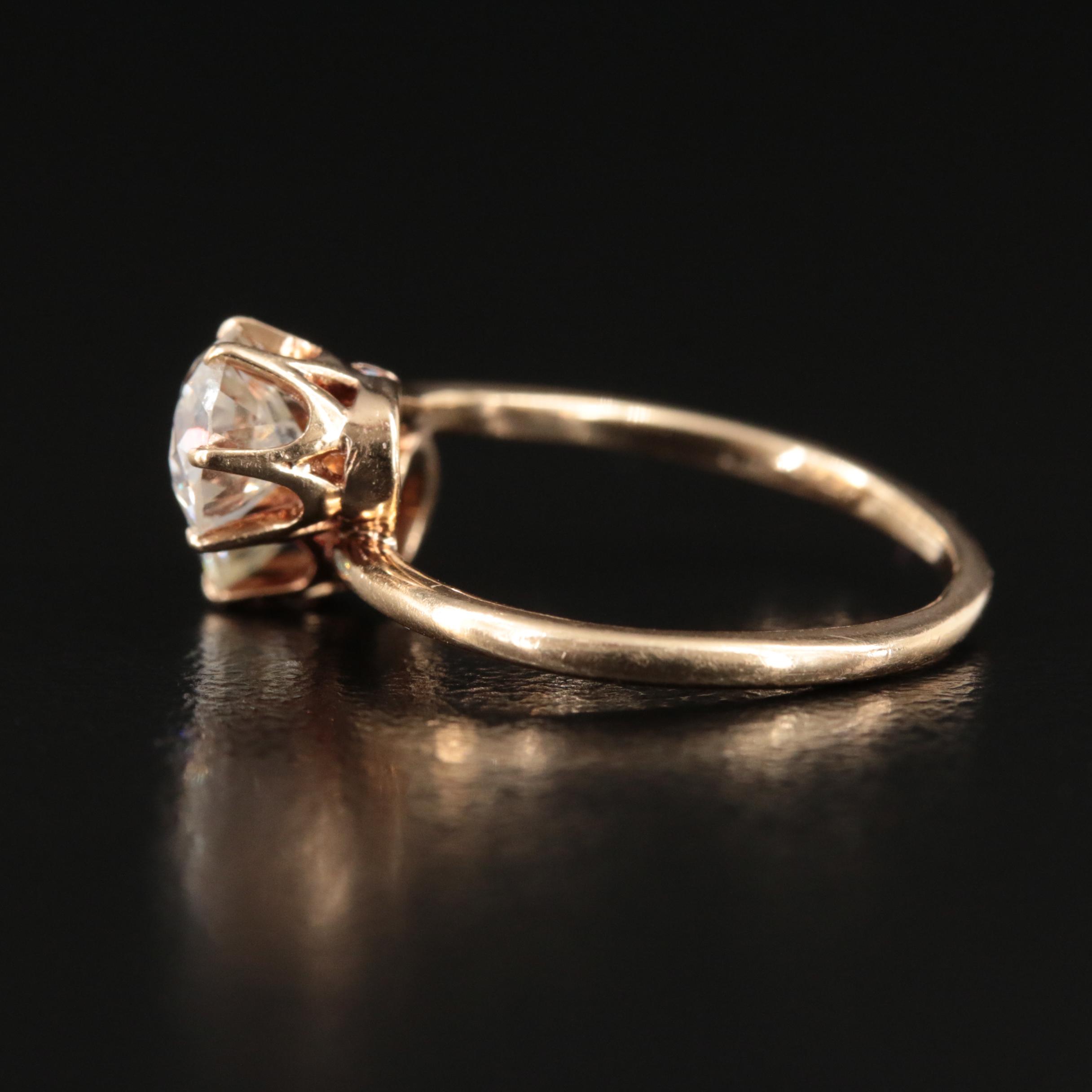 14K 1.04 CTW Diamond Toi et Moi Ring