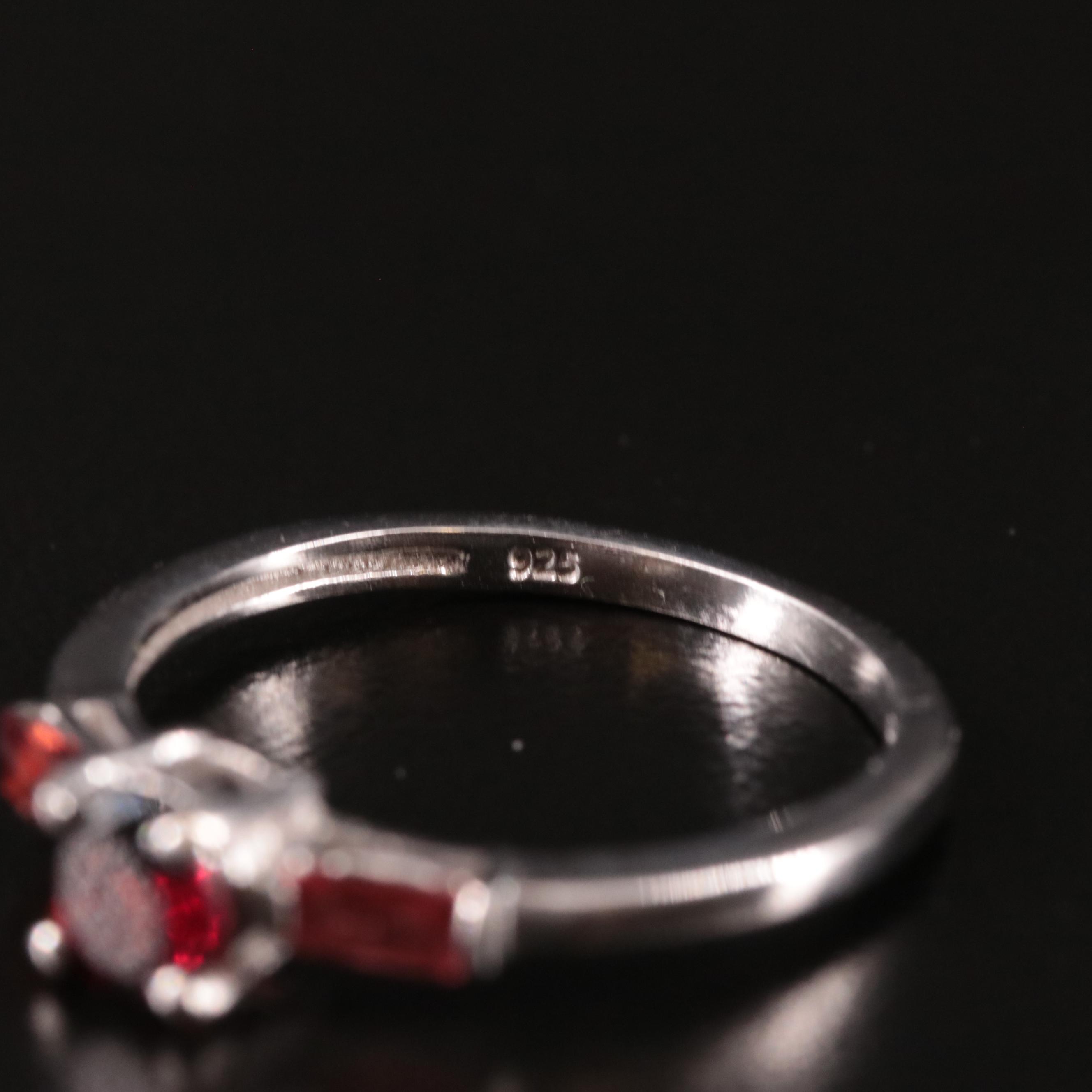 Sterling Garnet Ring