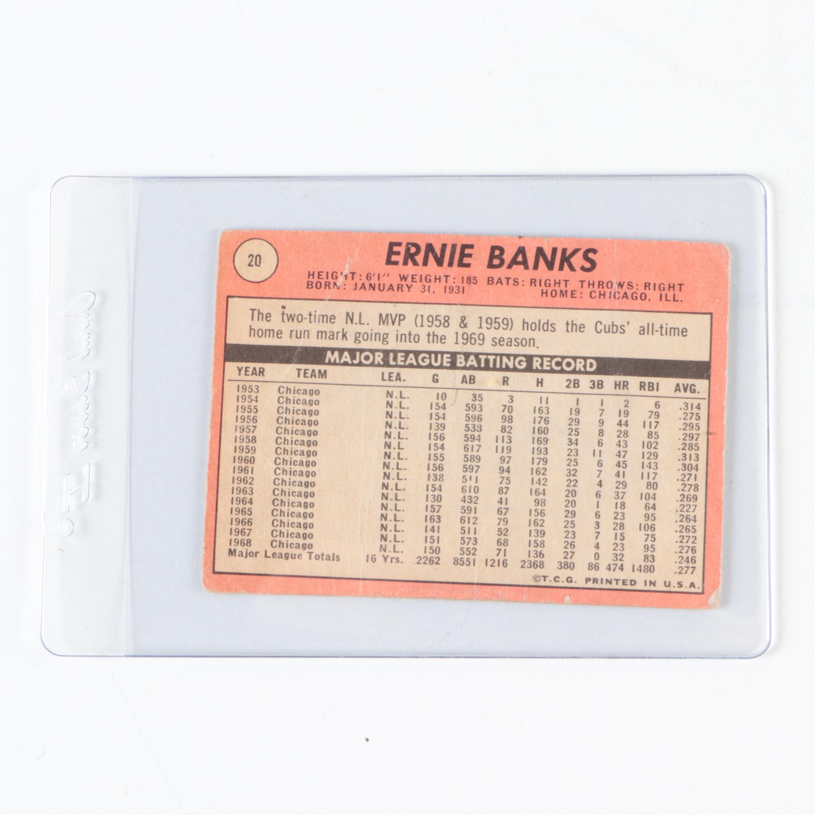 Topps, More Baseball Cards with Banks, Ryan, Yastrzemski and More, 1960s–1980s