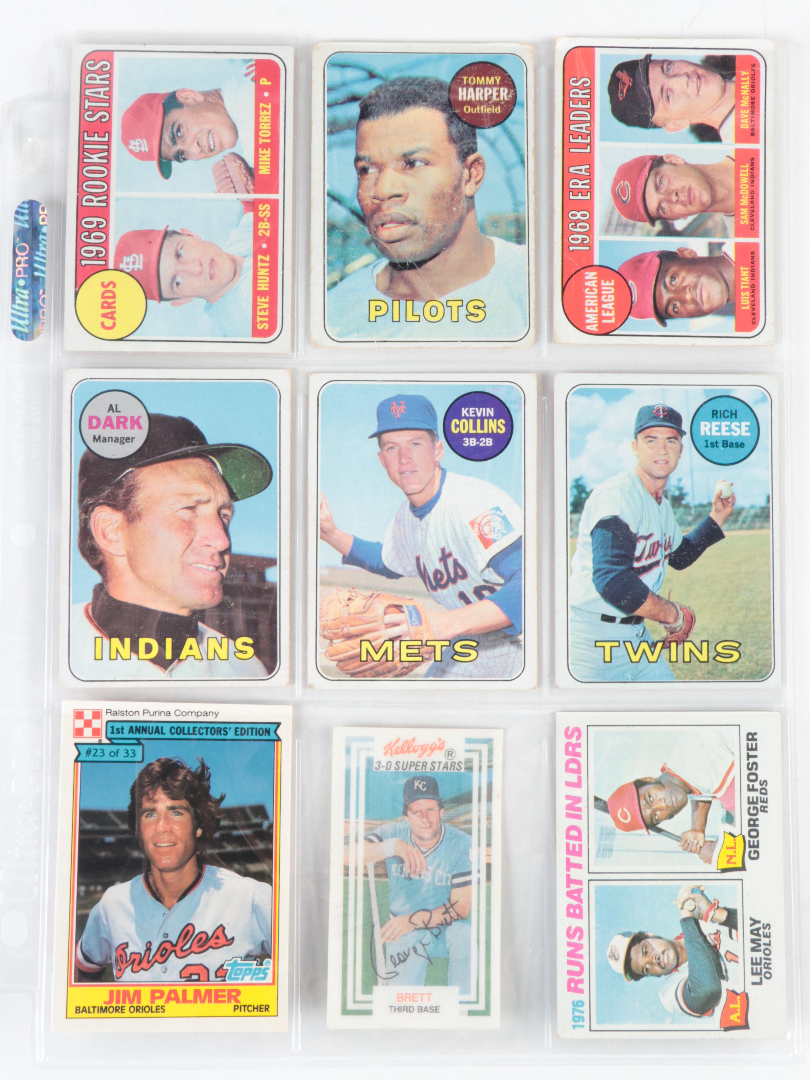 Topps, More Baseball Cards with Banks, Ryan, Yastrzemski and More, 1960s–1980s