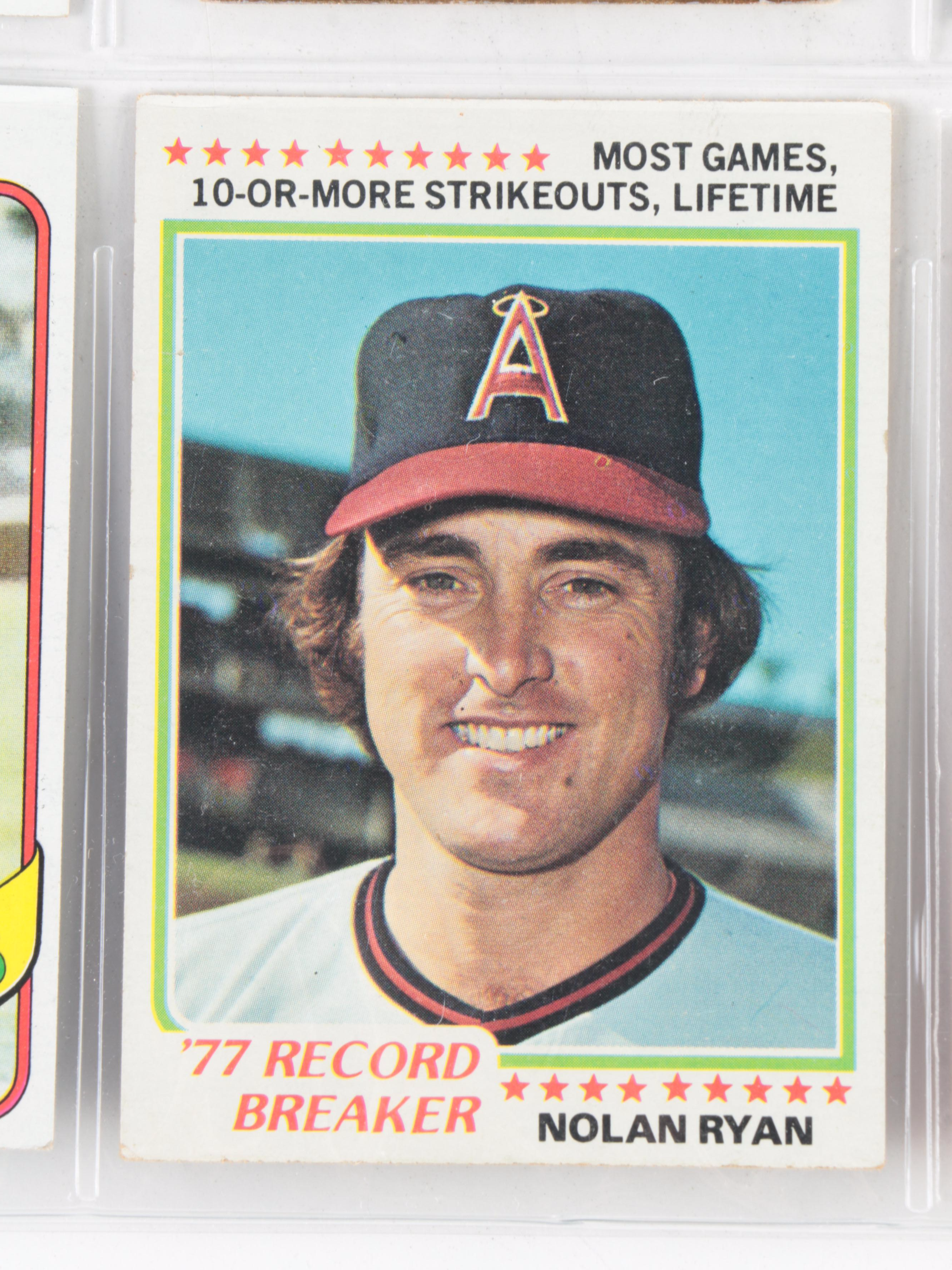 Topps, More Baseball Cards with Banks, Ryan, Yastrzemski and More, 1960s–1980s