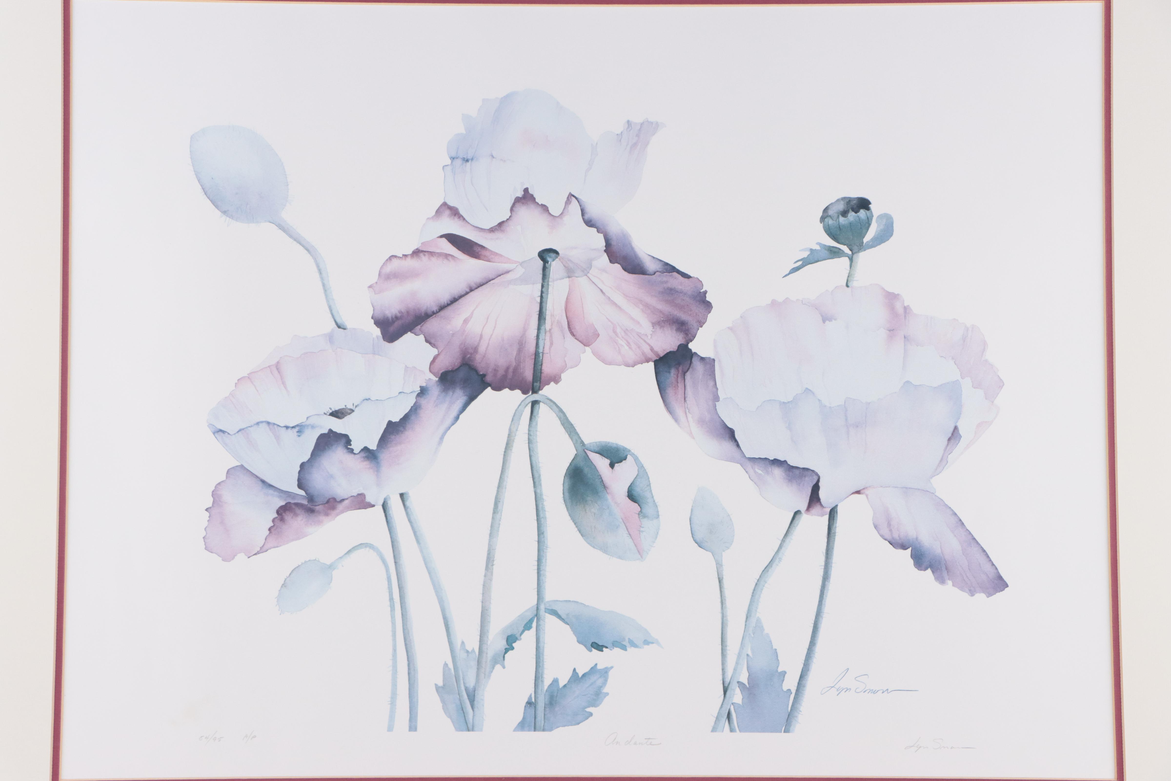 Lyn Snow Offset Lithograph "Andante," Late 20th Century