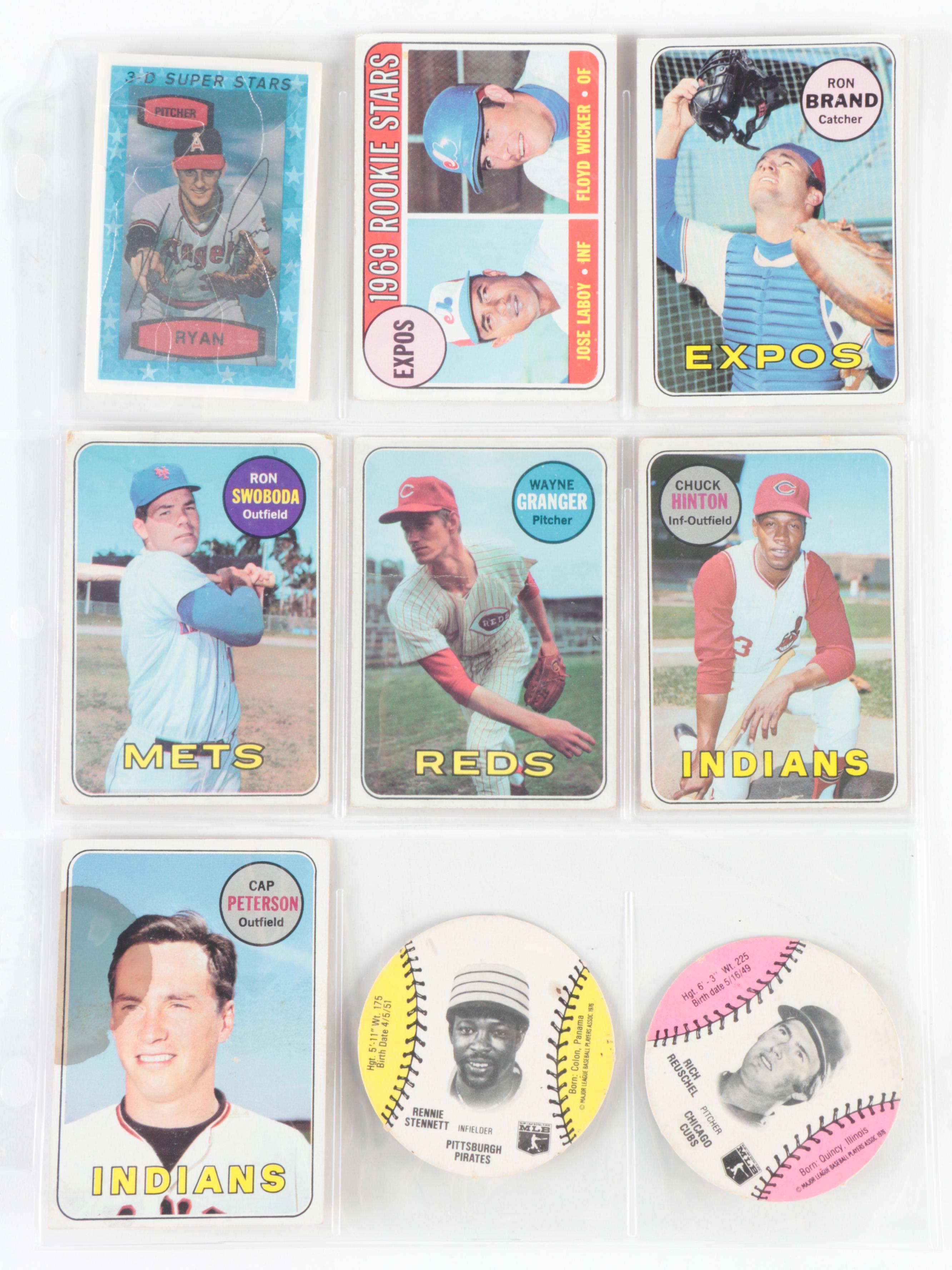 Topps, More Baseball Cards with Banks, Ryan, Yastrzemski and More, 1960s–1980s