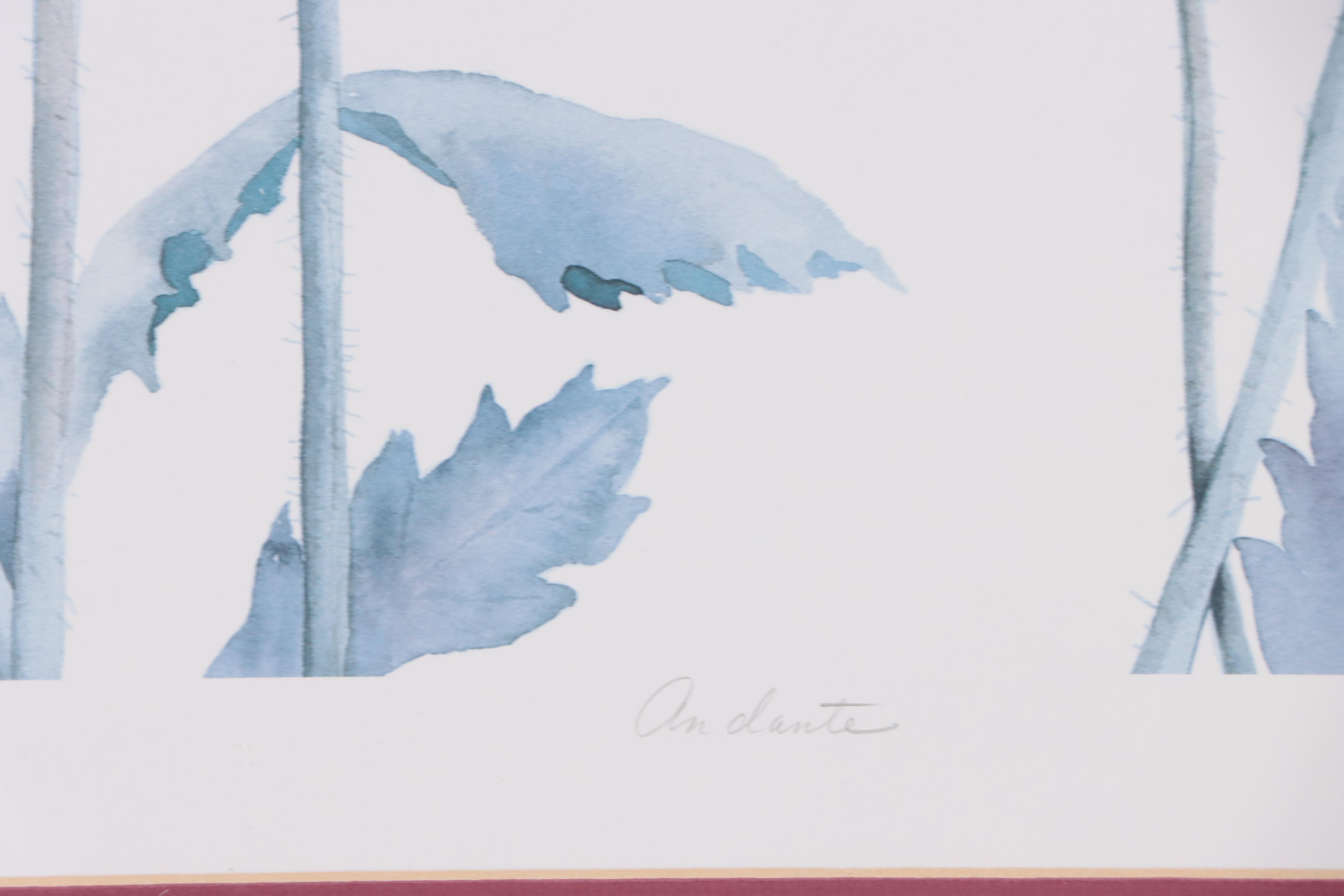 Lyn Snow Offset Lithograph "Andante," Late 20th Century