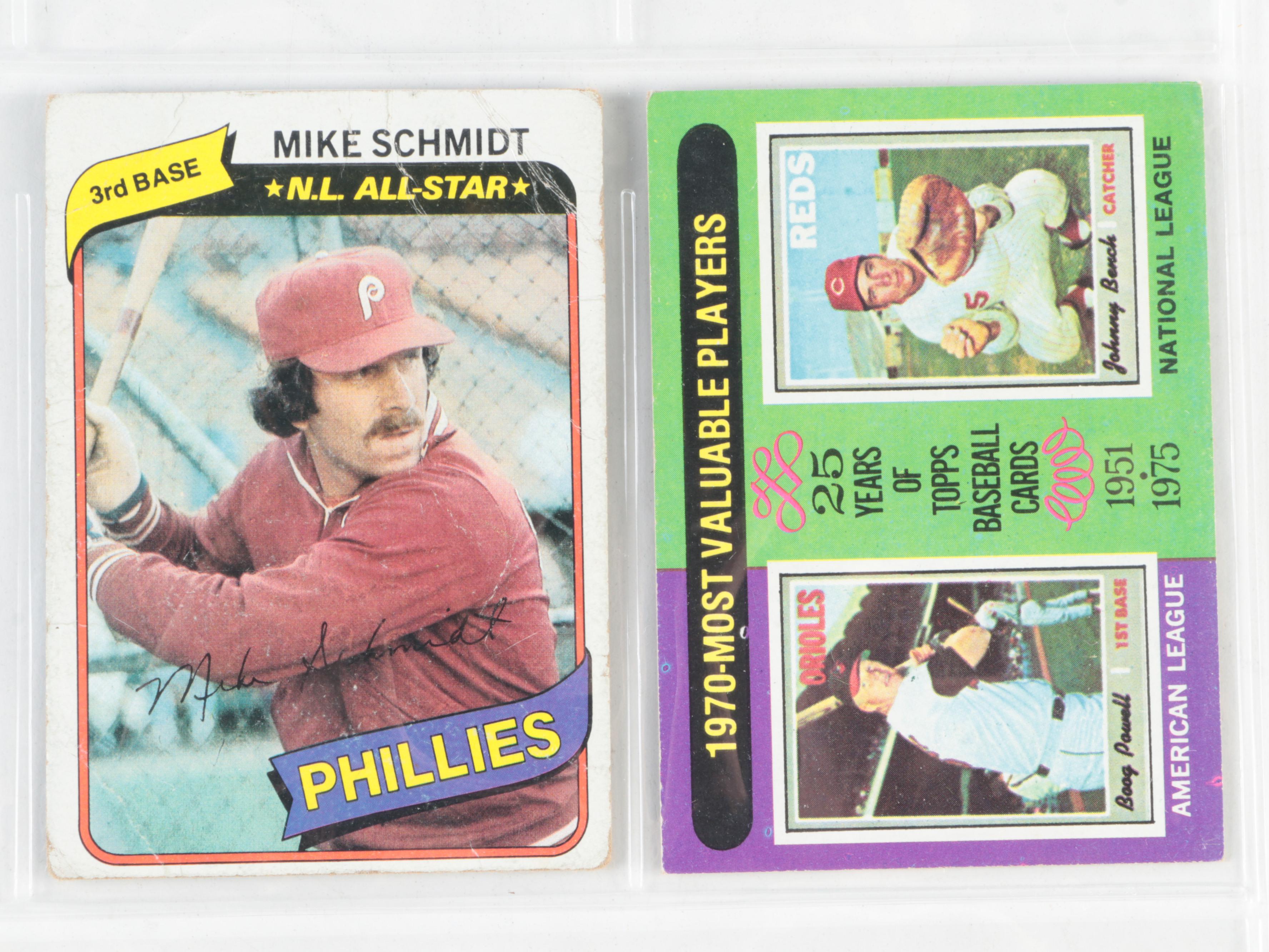 Topps, More Baseball Cards with Banks, Ryan, Yastrzemski and More, 1960s–1980s