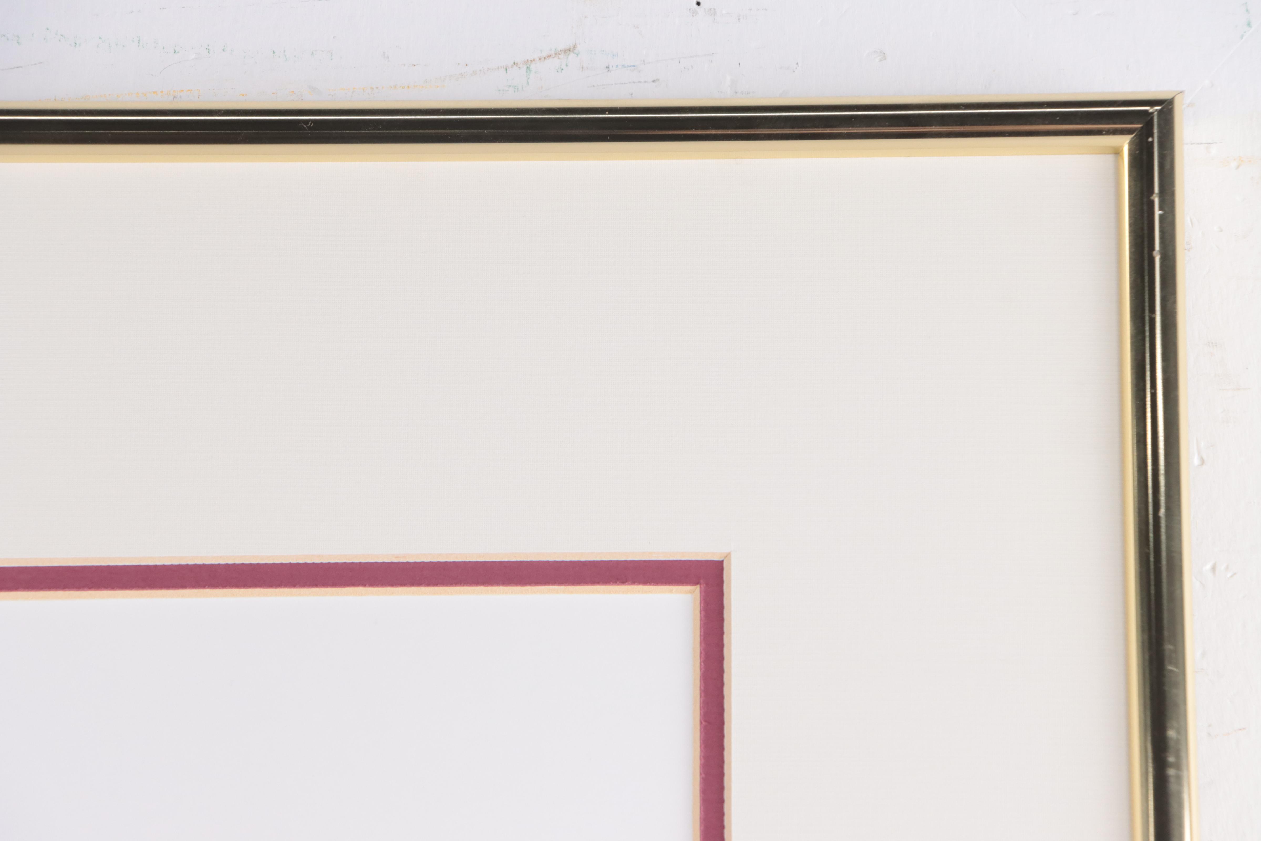 Lyn Snow Offset Lithograph "Andante," Late 20th Century