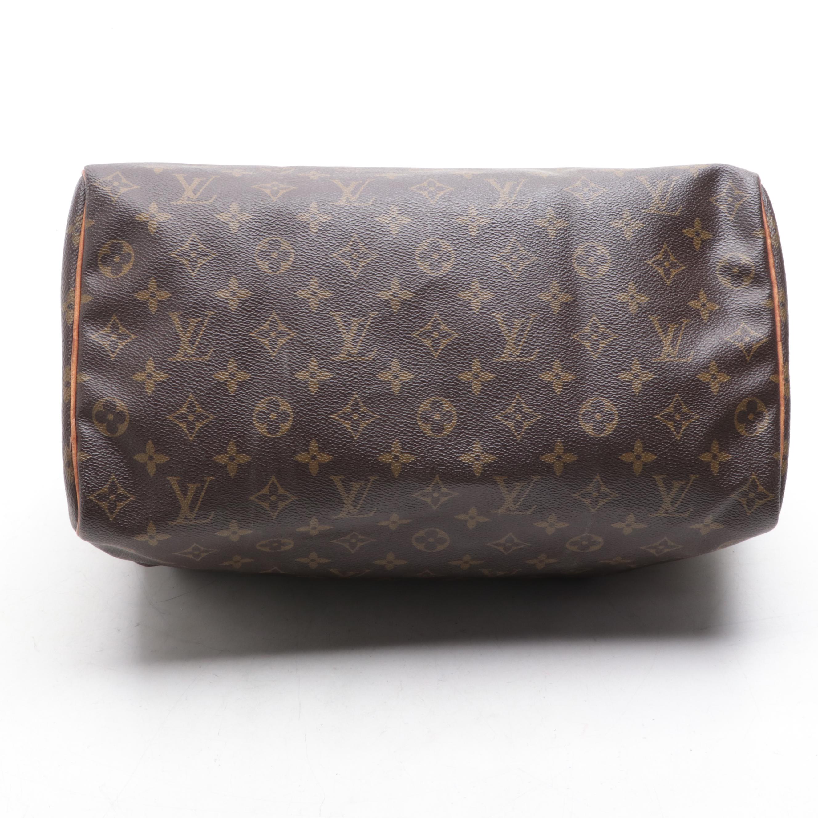 Louis Vuitton Speedy 35 in Monogram Canvas and Vachetta Leather