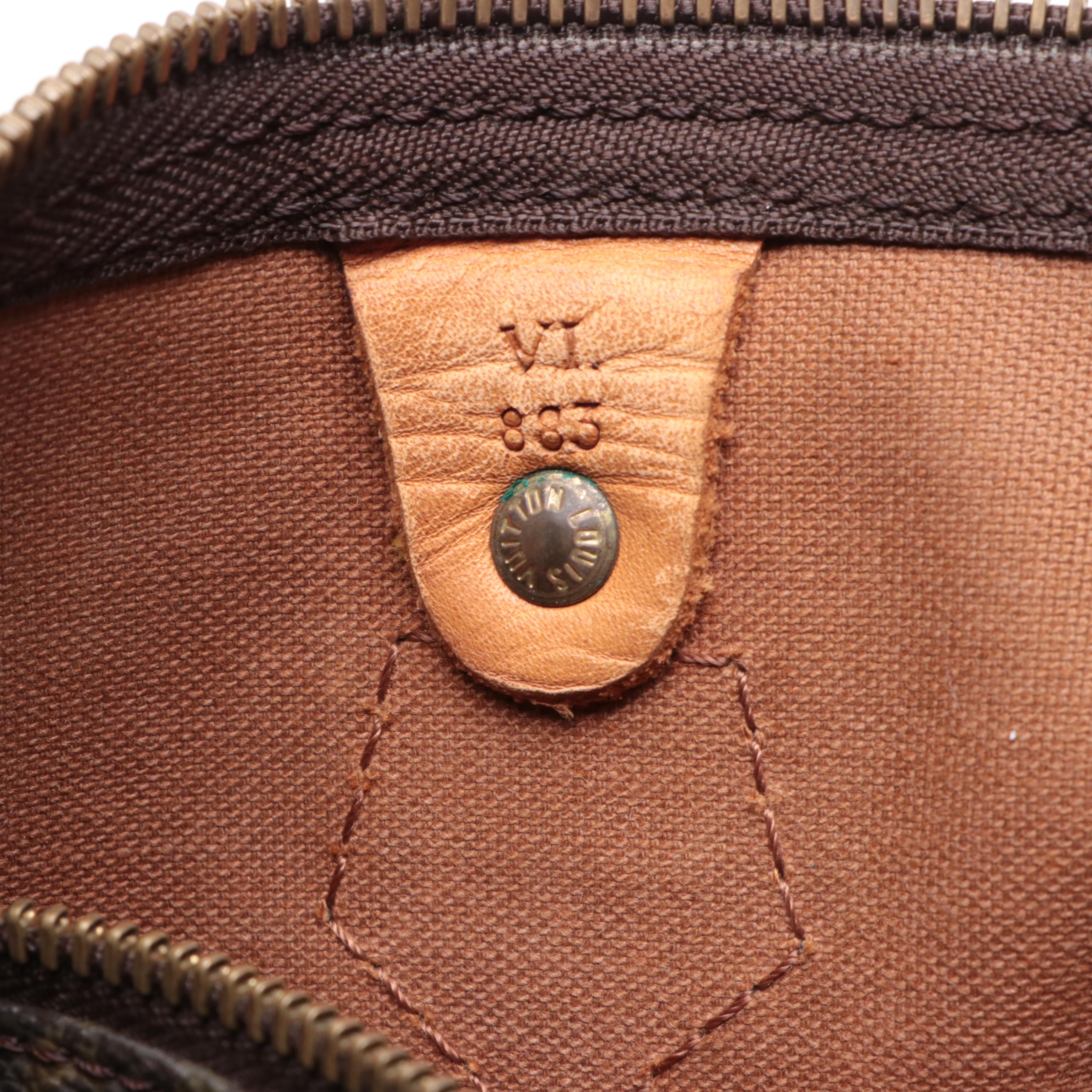 Louis Vuitton Speedy 35 in Monogram Canvas and Vachetta Leather