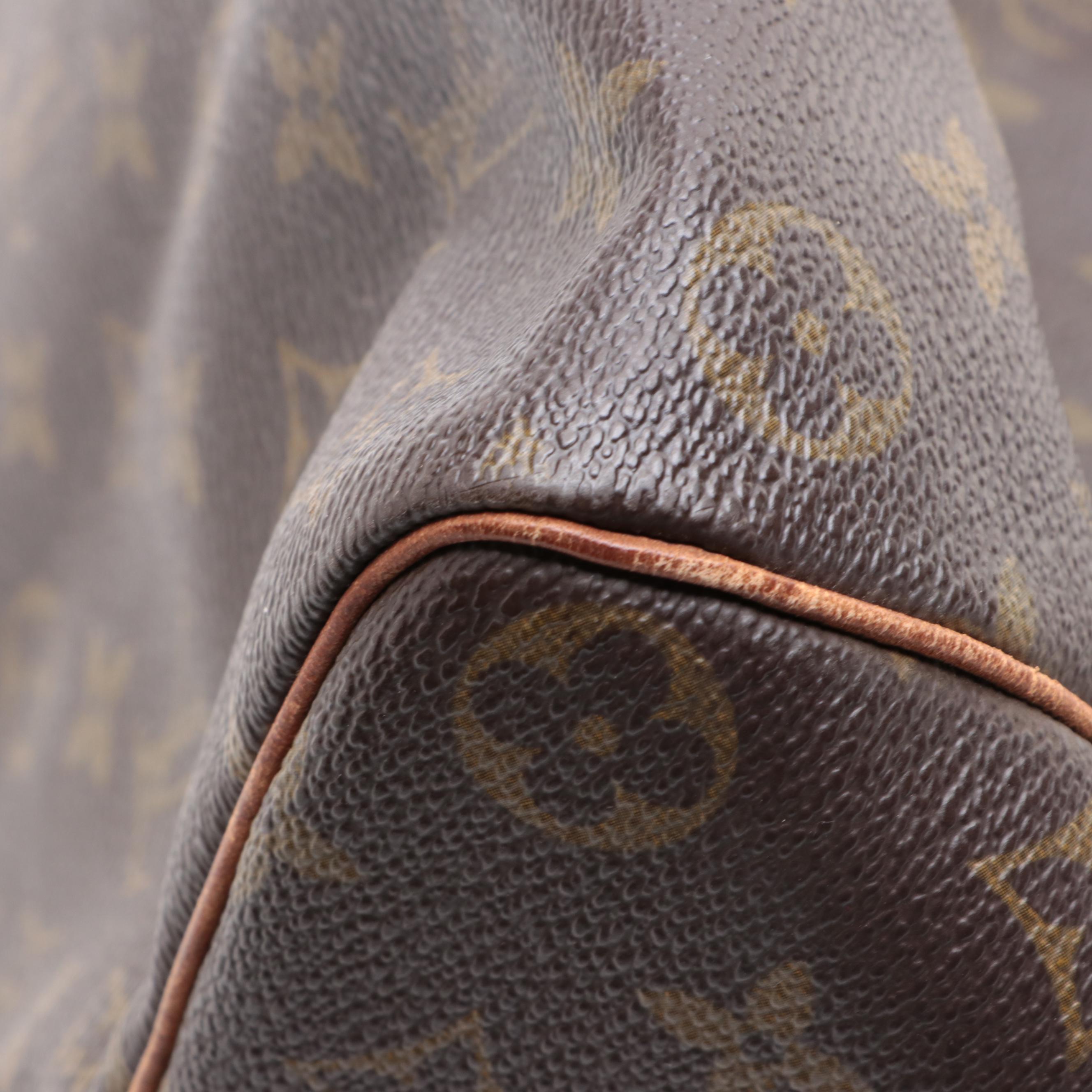 Louis Vuitton Speedy 35 in Monogram Canvas and Vachetta Leather