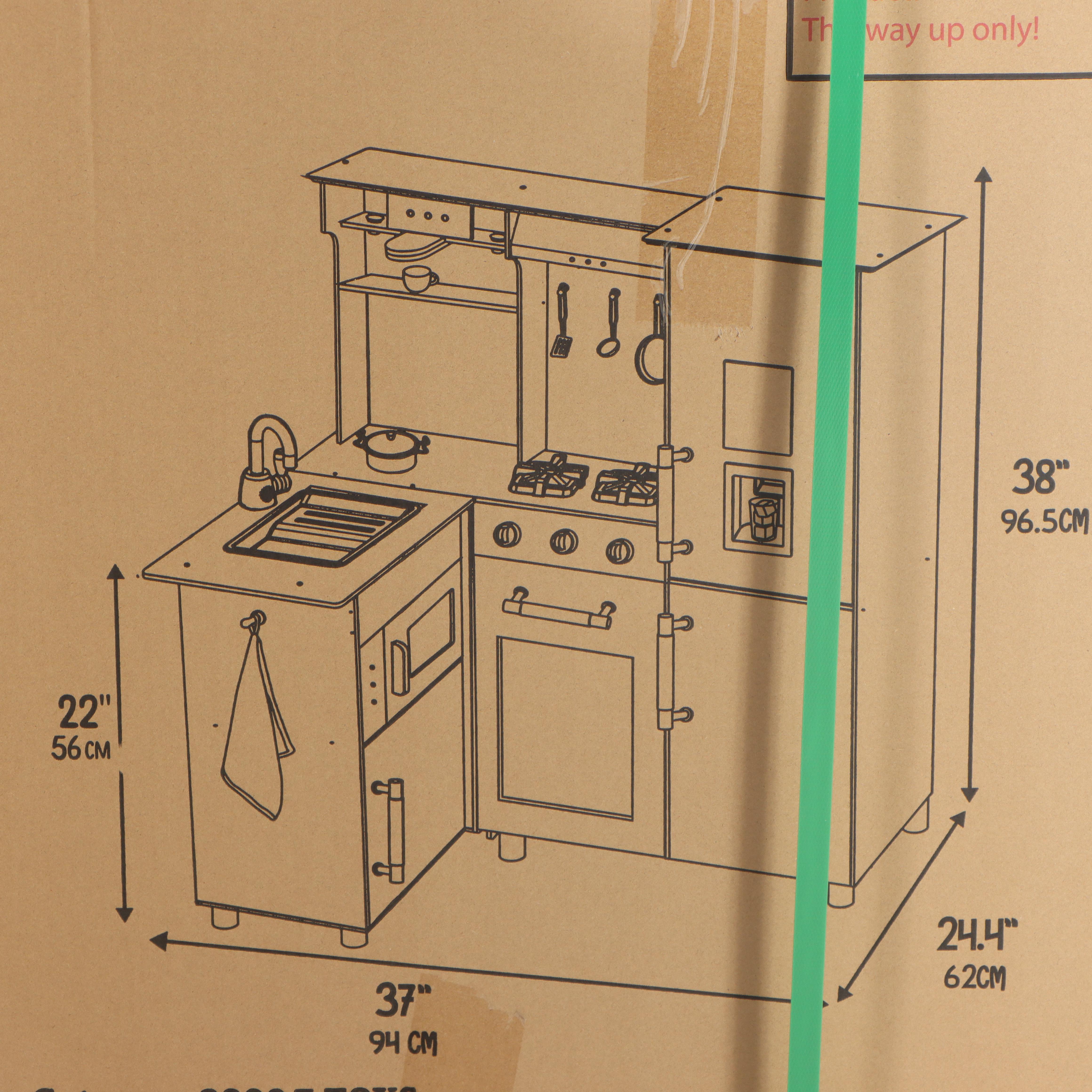 Member's Mark Deluxe Wooden Kitchen Play Center
