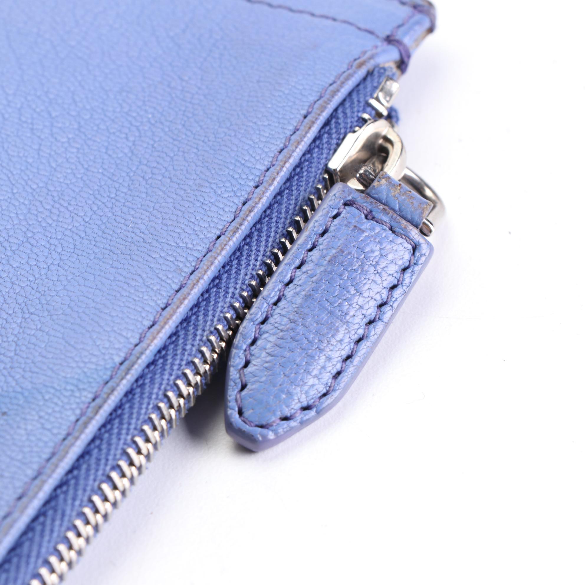 Givenchy Antigona Zip Clutch in Goatskin Leather