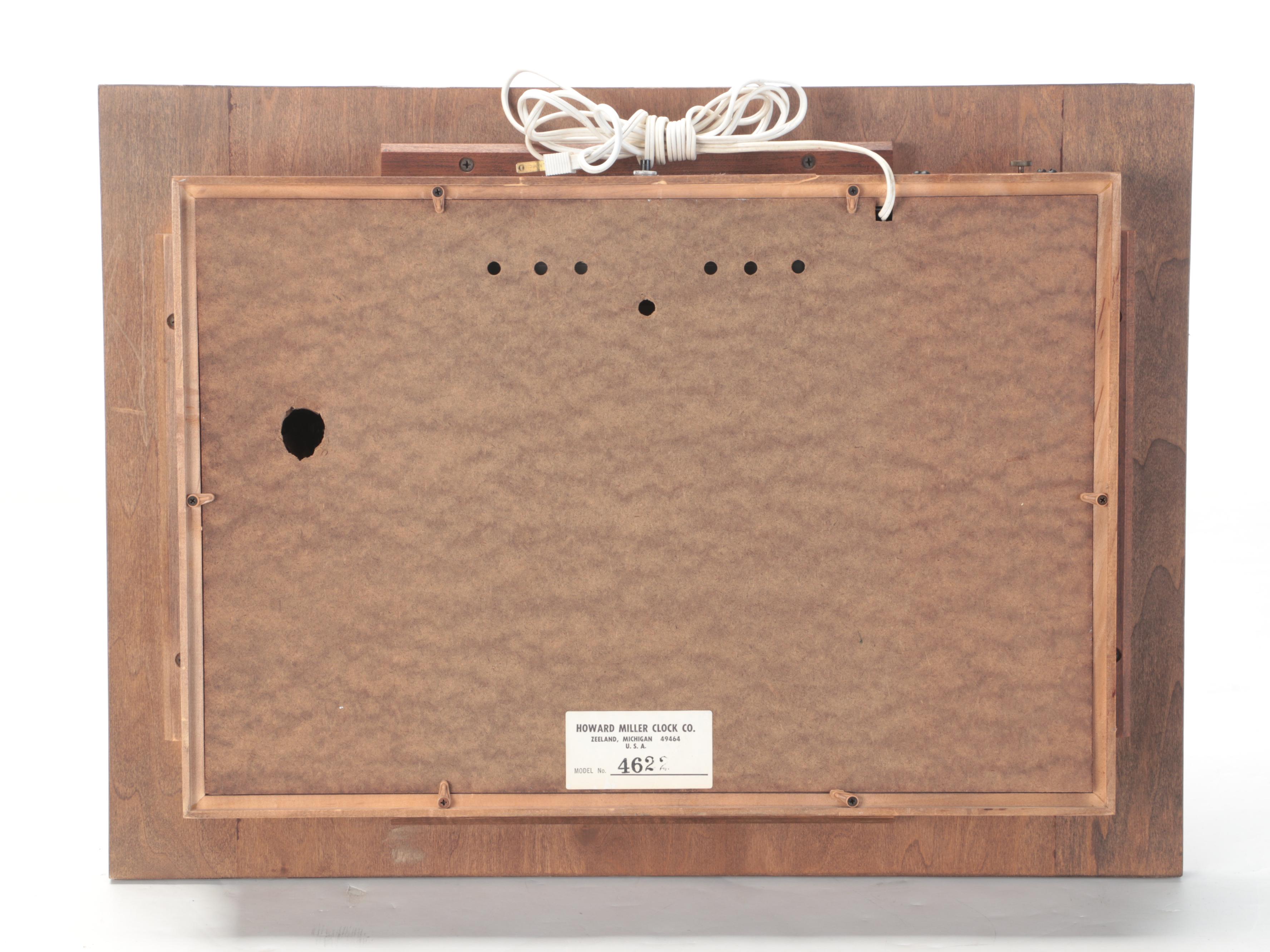 Howard Miller Clock Company World Time Electric Wall Clock