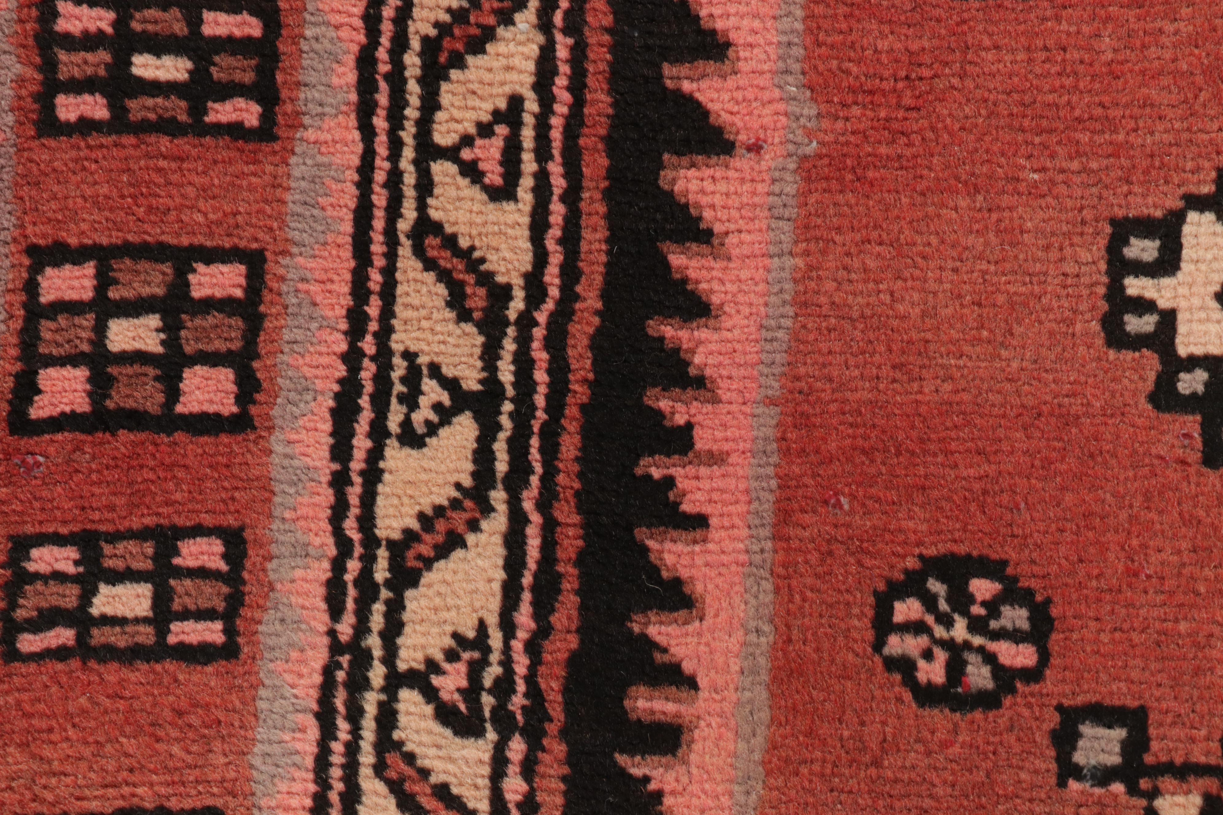 4'11 x 8'8 Hand-Knotted Persian Northwest Pictorial Area Rug, 1960s