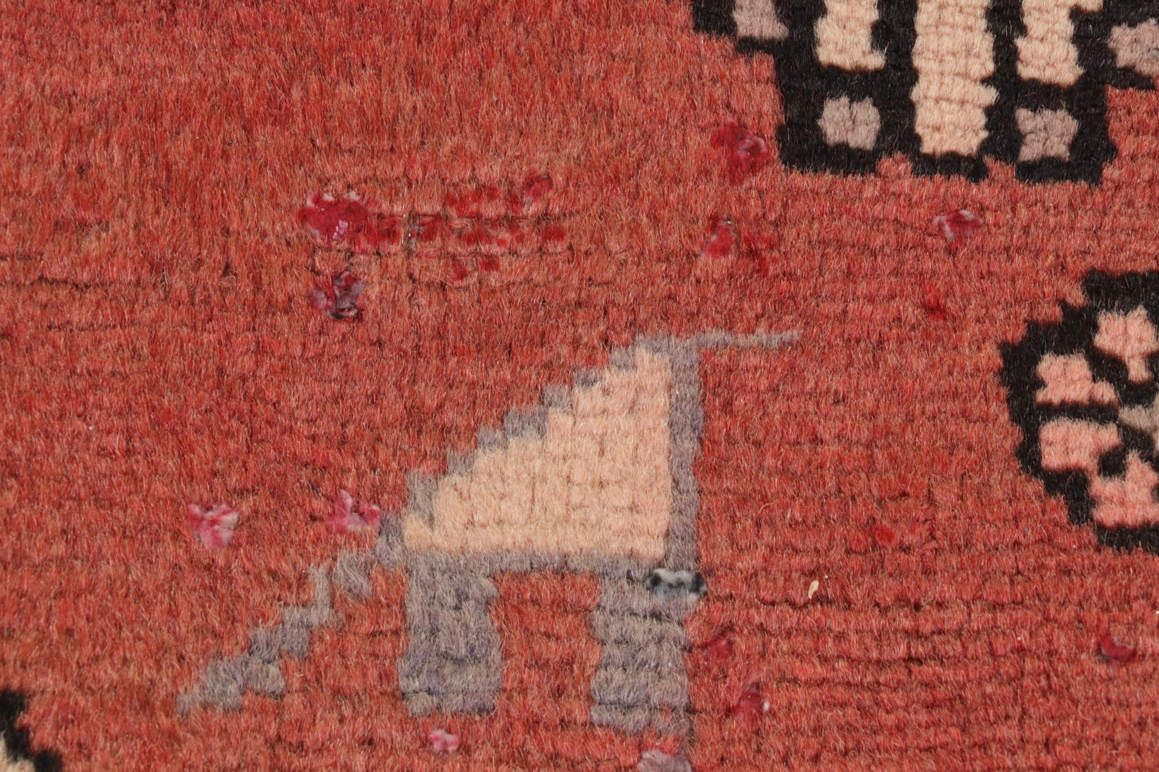 4'11 x 8'8 Hand-Knotted Persian Northwest Pictorial Area Rug, 1960s